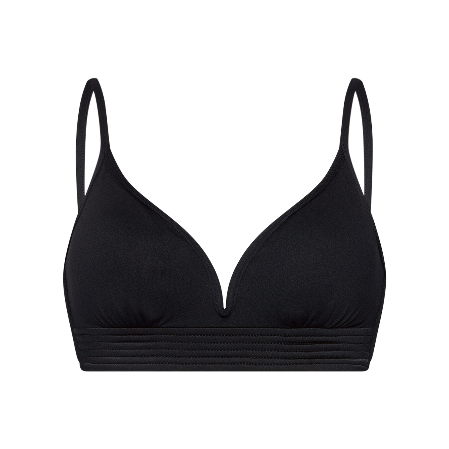 Seafolly Горнище на бански Quilted 31005-065 Черен - Pepit.bg