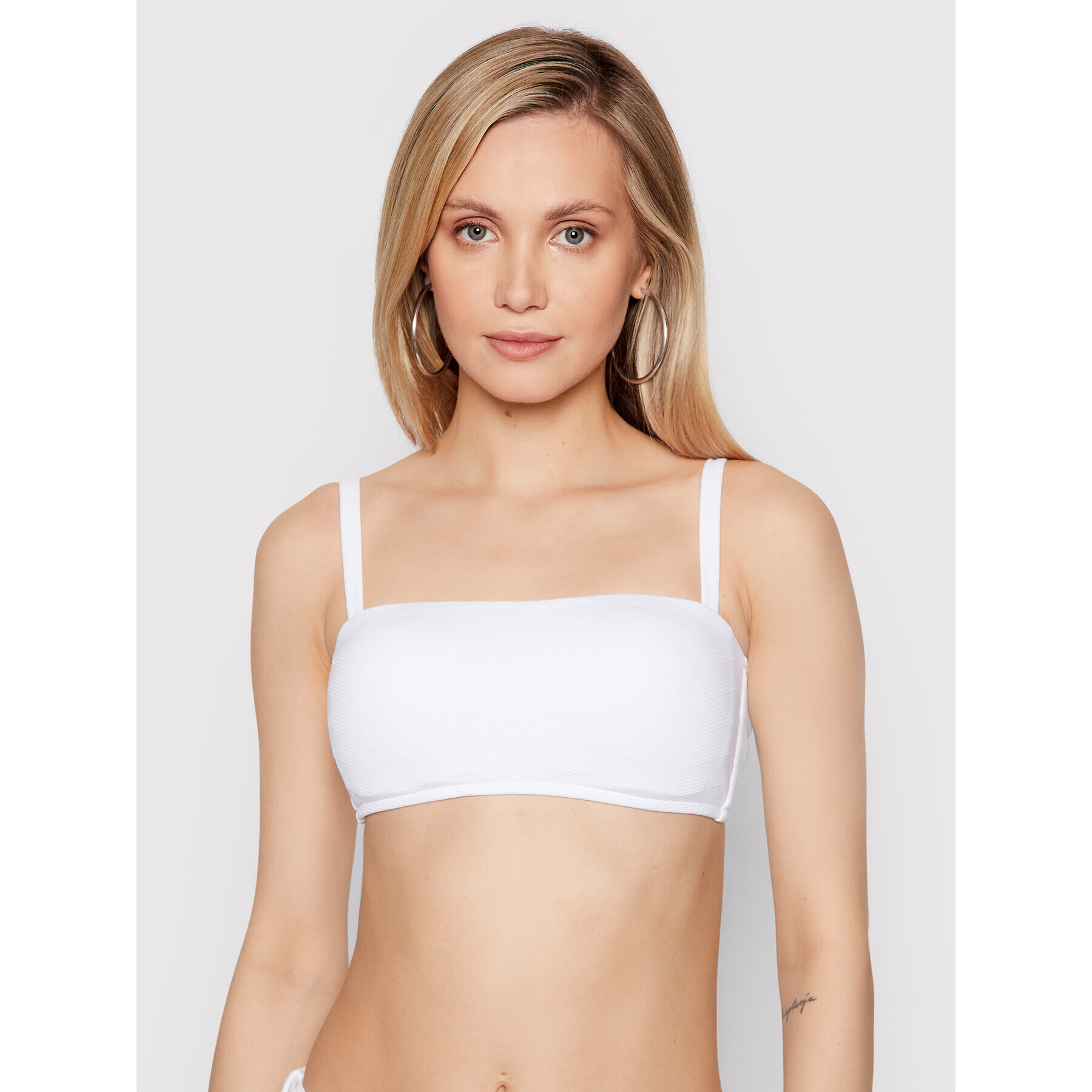 Seafolly Горнище на бански SeasideSoiree 31207 Бял - Pepit.bg