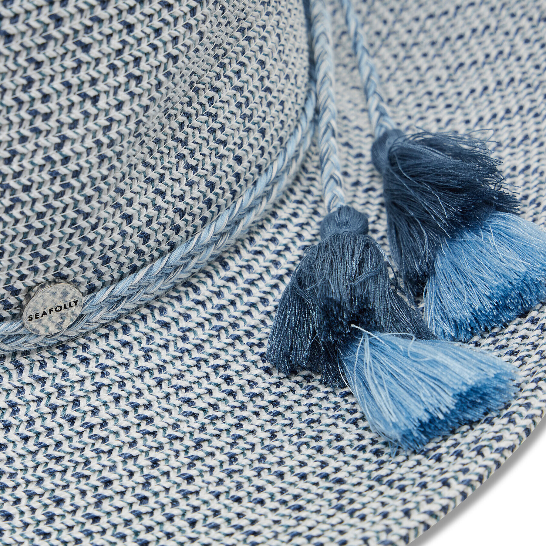Seafolly Капела Shady Lady Collapsible Fedora 71299-HT Син - Pepit.bg