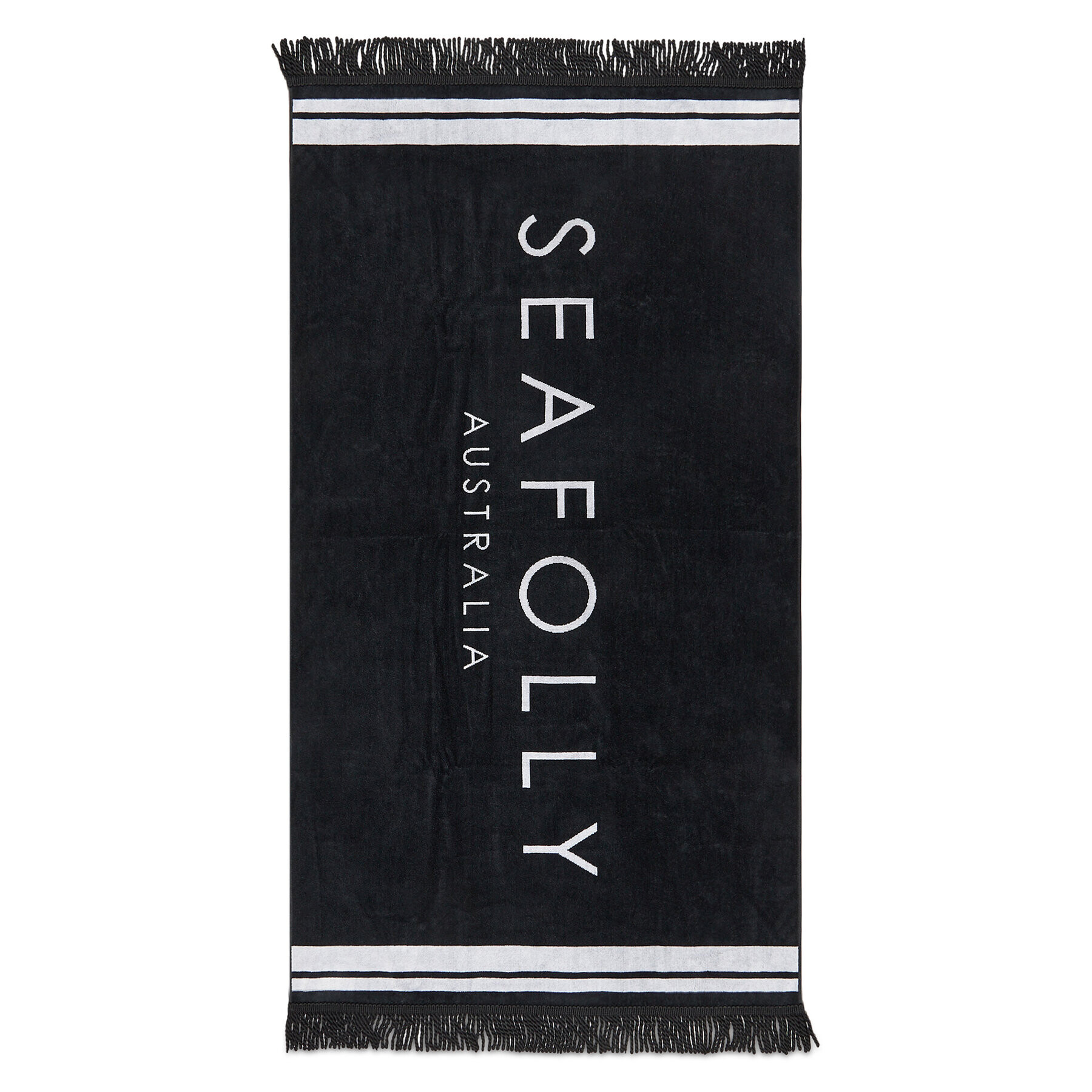 Seafolly Кърпа FringeBenefits 71733-TL Черен - Pepit.bg