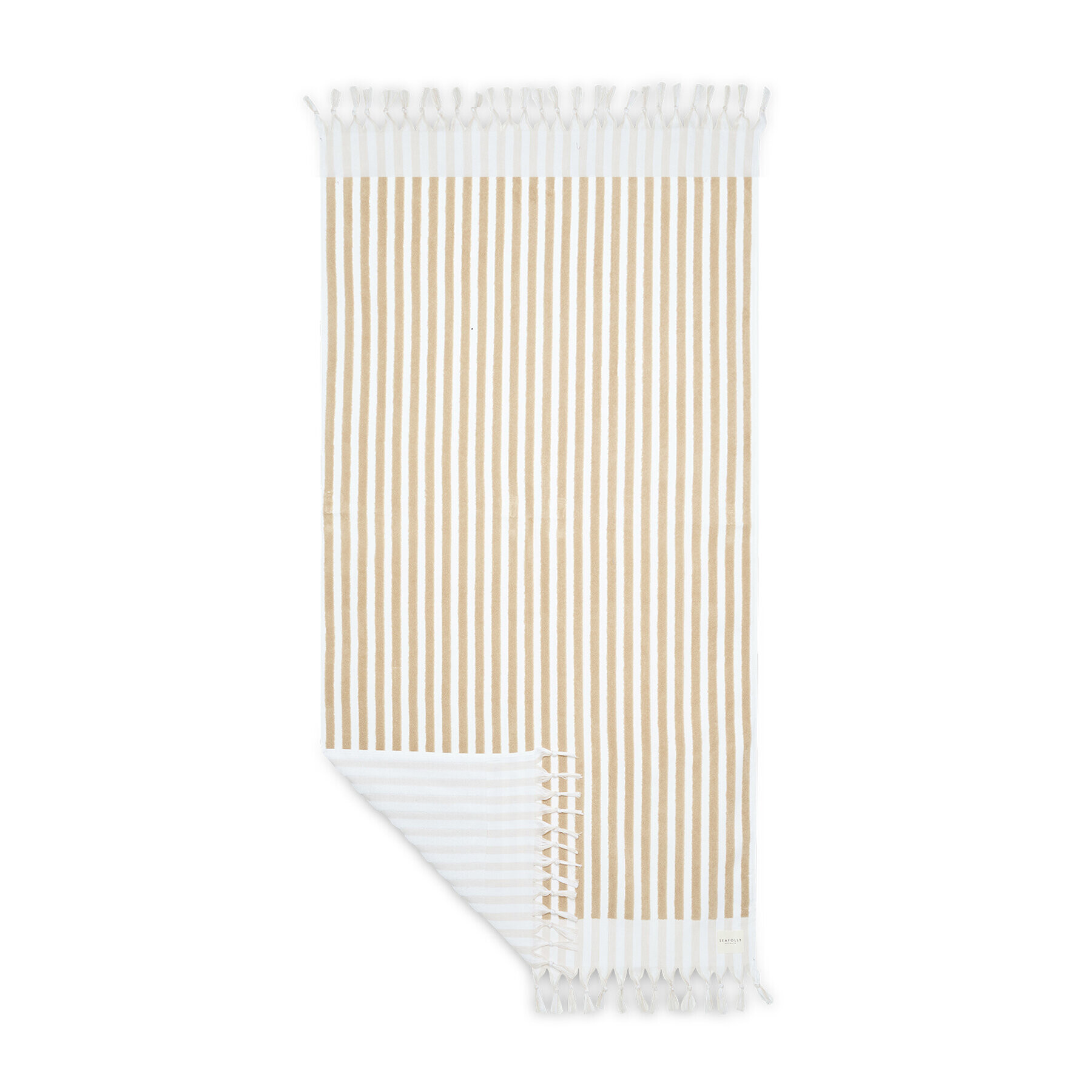 Seafolly Кърпа Marina Stripe 71761-TL Бежов - Pepit.bg