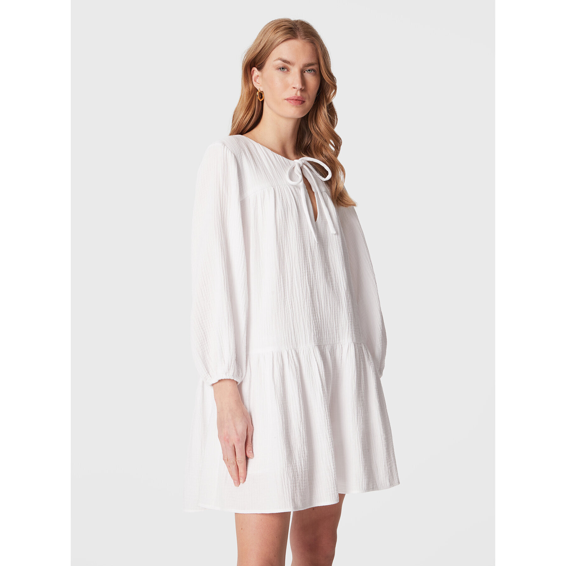 Seafolly Лятна рокля Fallow 54870-CU Бял Relaxed Fit - Pepit.bg