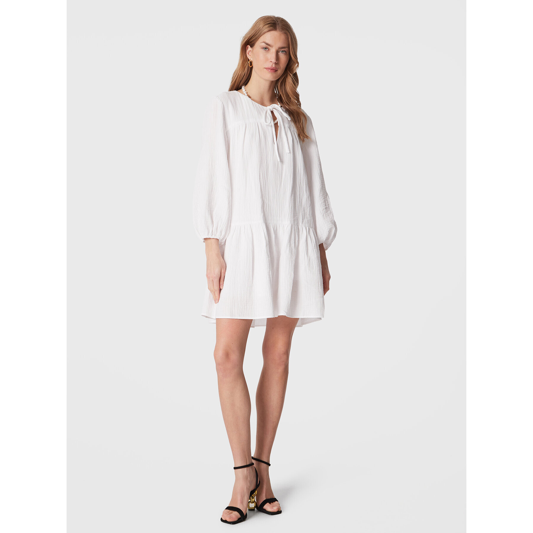 Seafolly Лятна рокля Fallow 54870-CU Бял Relaxed Fit - Pepit.bg