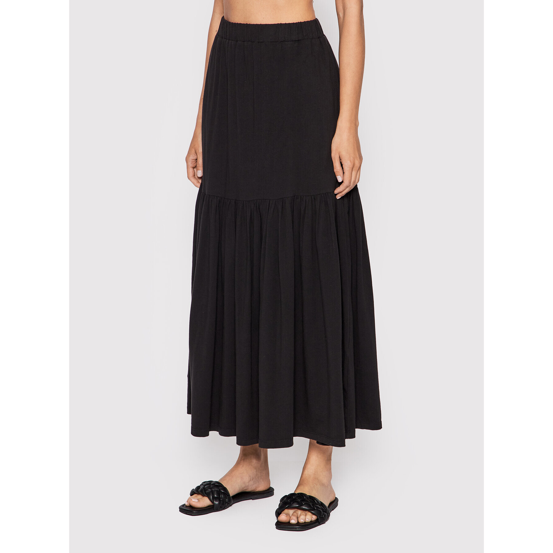 Seafolly Макси пола 54666-SK Черен Relaxed Fit - Pepit.bg