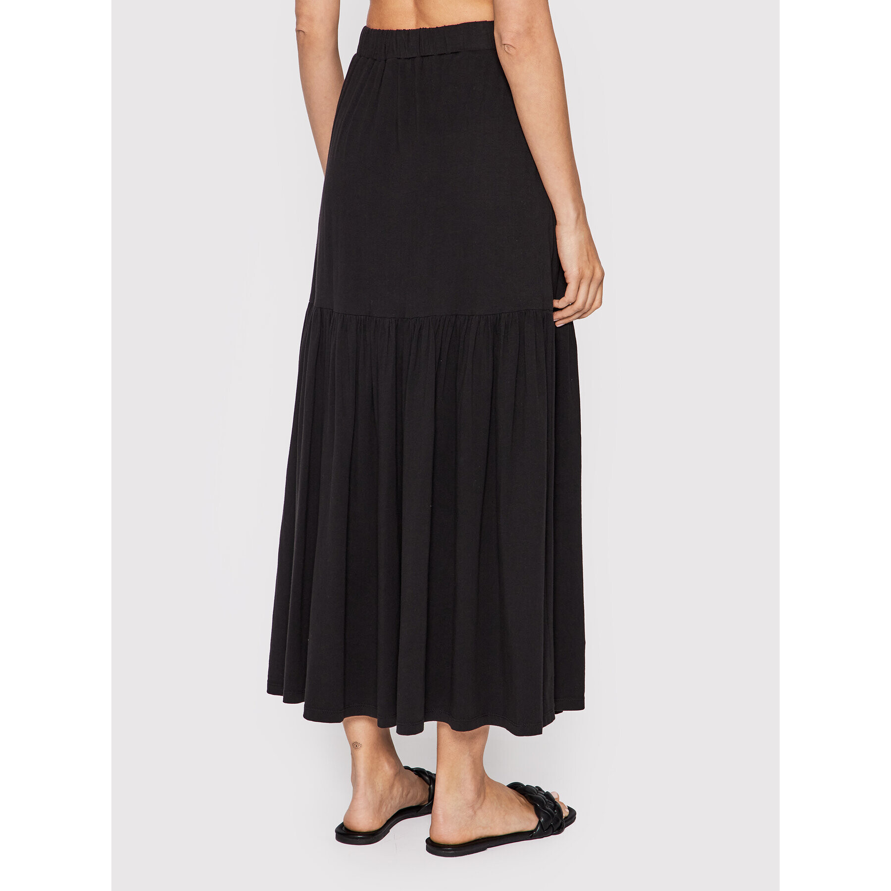 Seafolly Макси пола 54666-SK Черен Relaxed Fit - Pepit.bg