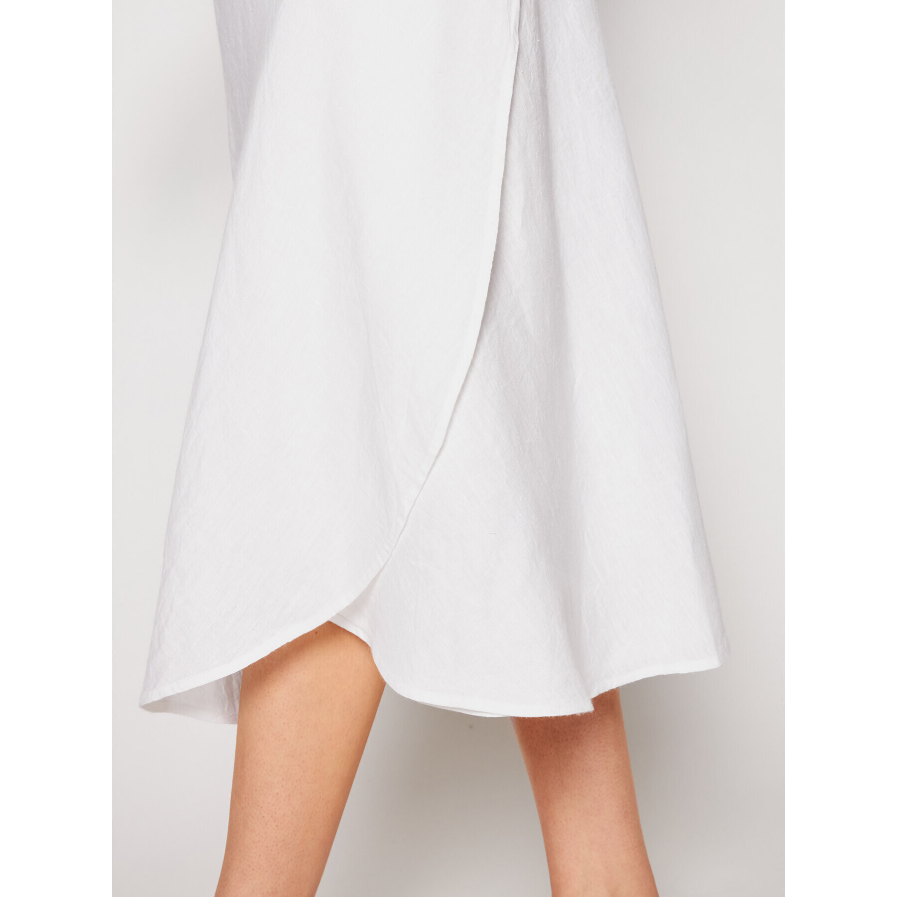 Seafolly Миди пола Essential Bias Wrap 54213-SK Бял Regular Fit - Pepit.bg