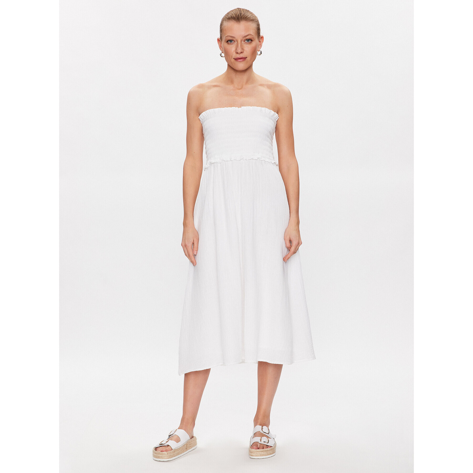 Seafolly Плажна рокля 54880-DR Бял - Pepit.bg