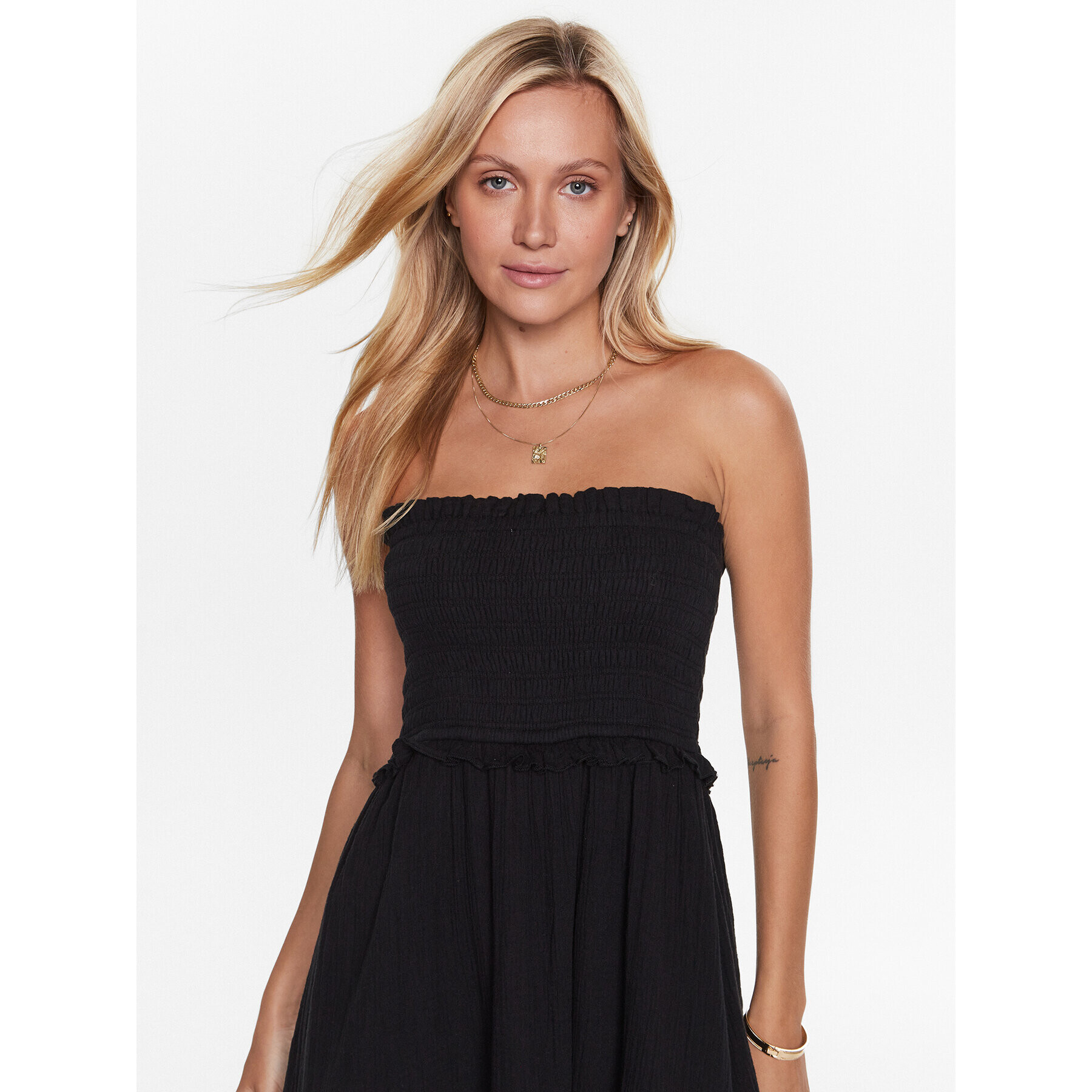 Seafolly Плажна рокля 54880-DR Черен - Pepit.bg