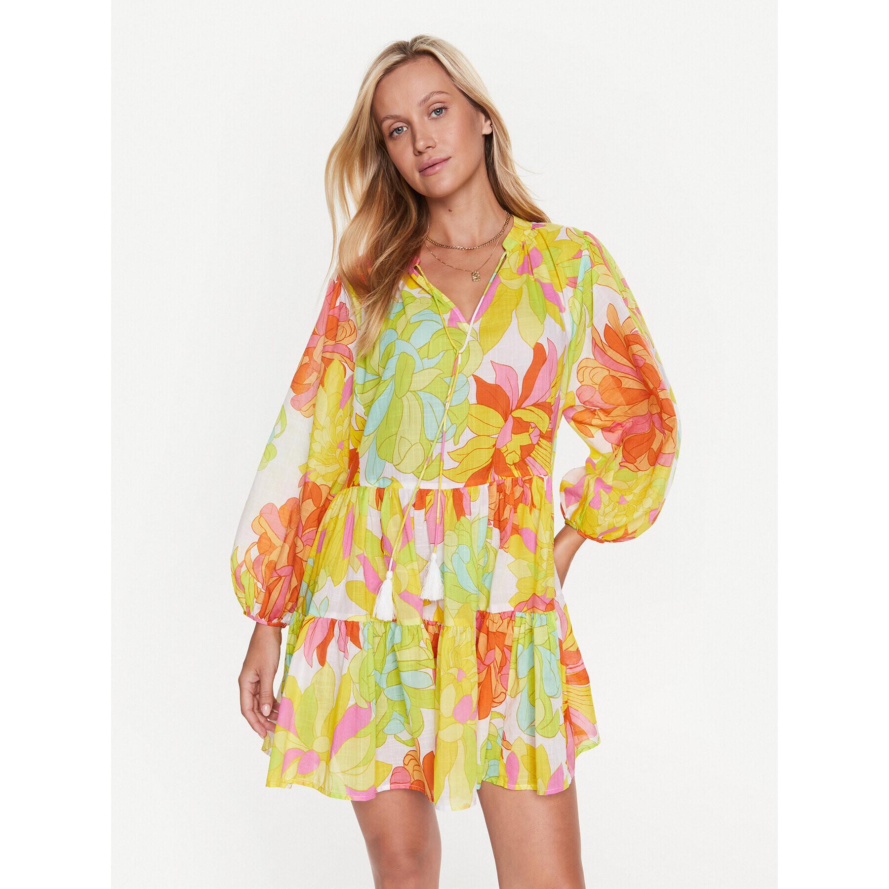 Seafolly Плажна рокля 54913-DR Бял - Pepit.bg
