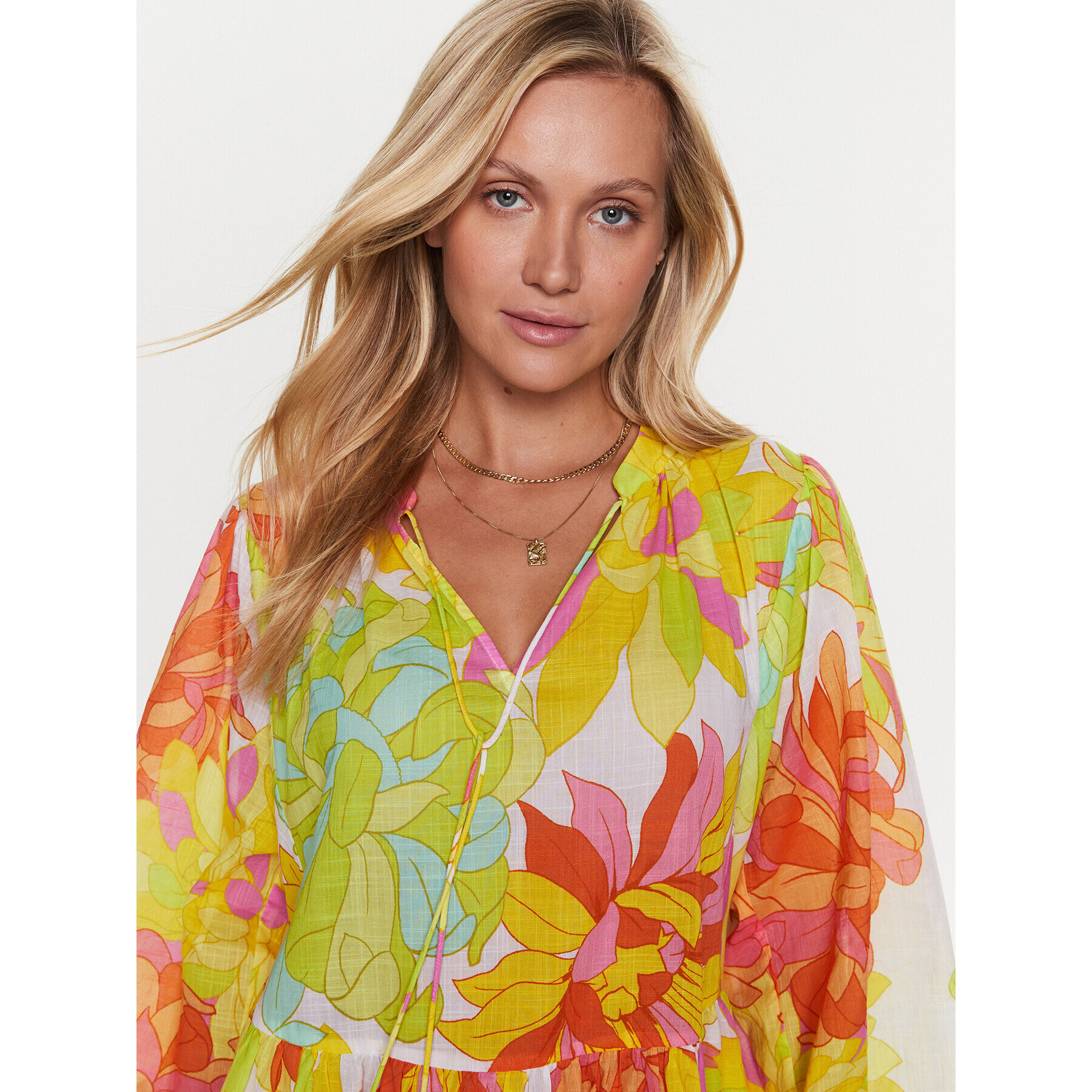 Seafolly Плажна рокля 54913-DR Бял - Pepit.bg