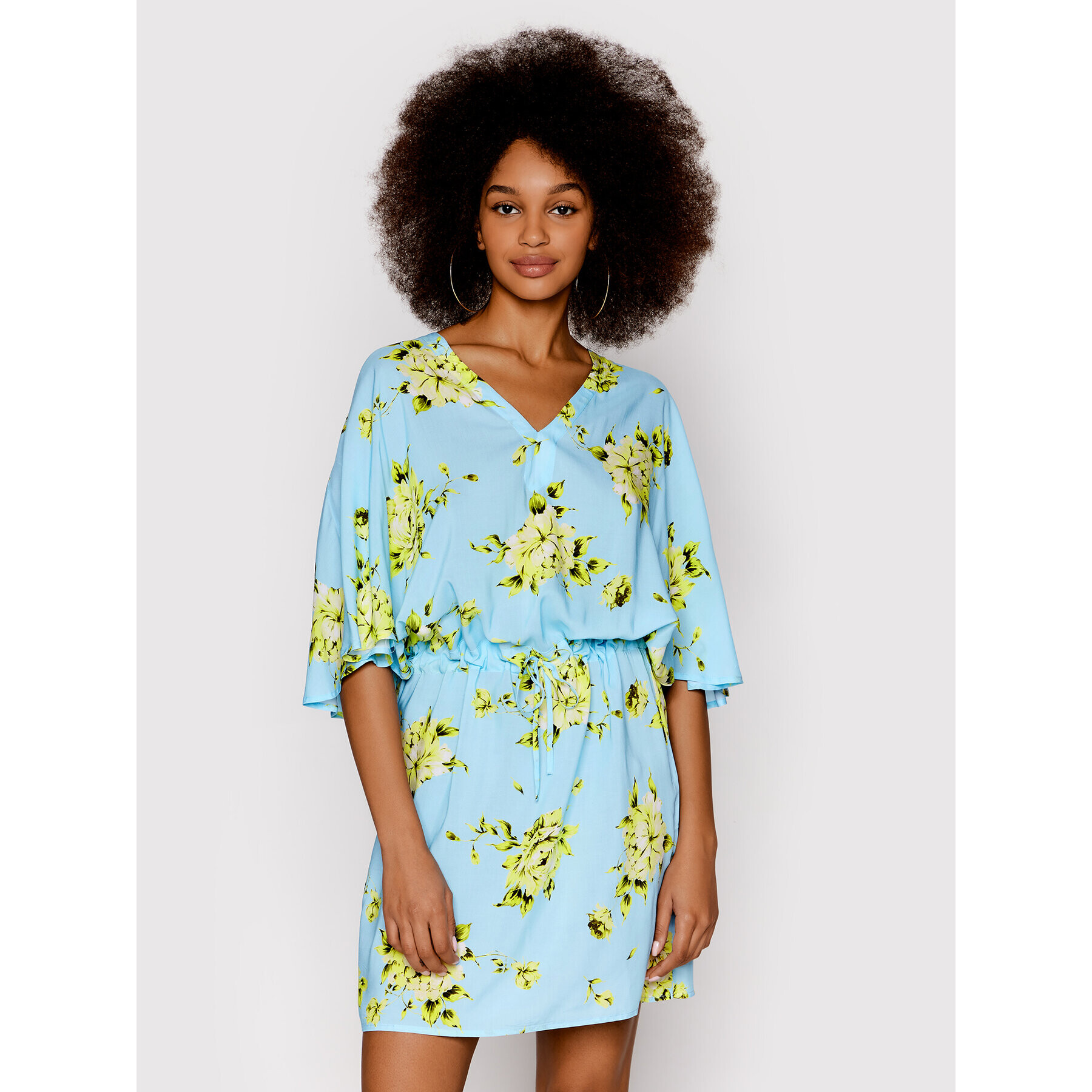 Seafolly Плажна рокля Full Bloom Kaftan 54645-KA Син Regular Fit - Pepit.bg