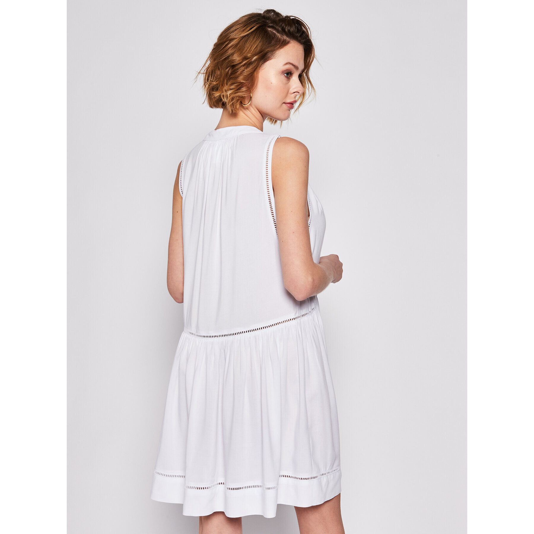 Seafolly Плажна рокля Beach Basics 52931-DR Бял Regular Fit - Pepit.bg