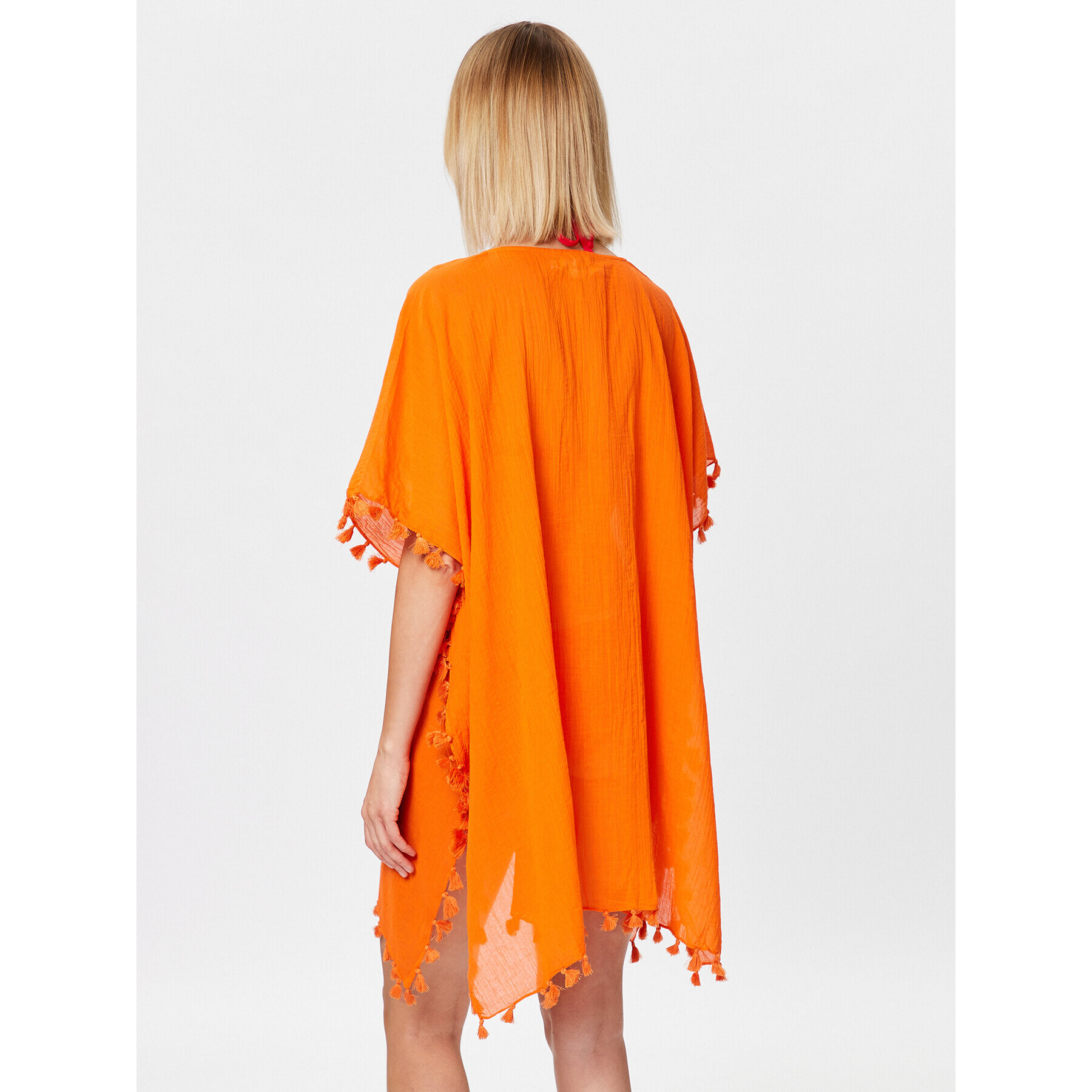 Seafolly Пончо Beachedit 52162 Оранжев Regular Fit - Pepit.bg