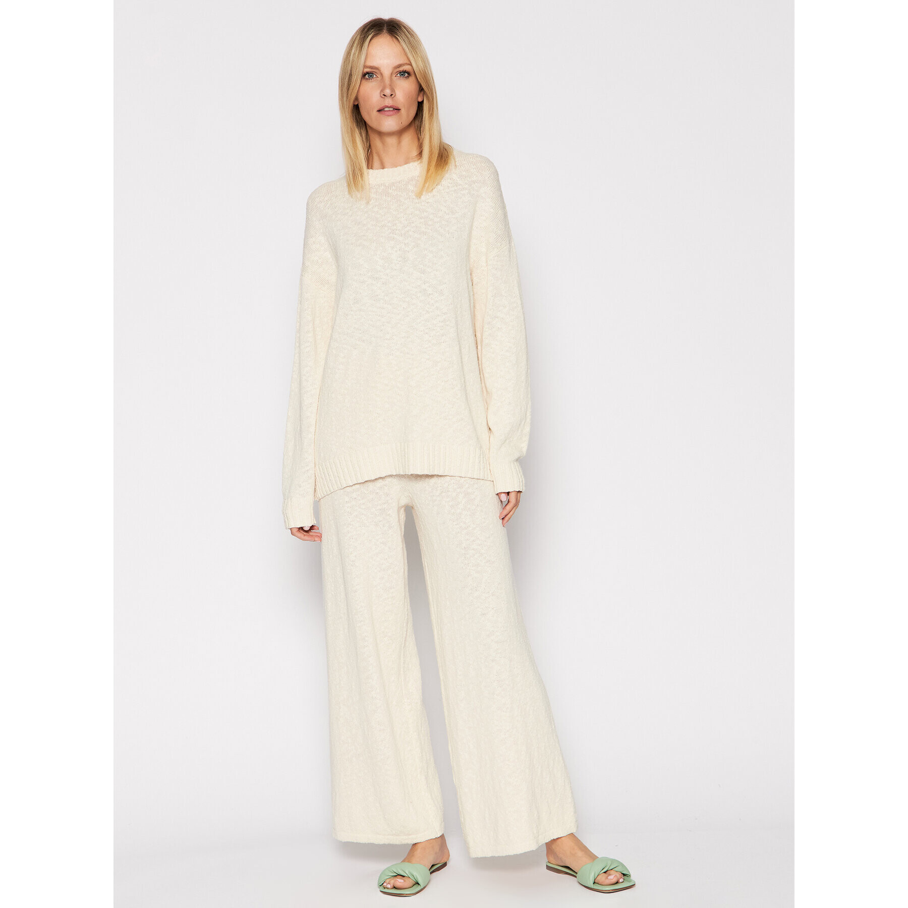 Seafolly Пуловер Boucle 54693-KN Бежов Relaxed Fit - Pepit.bg