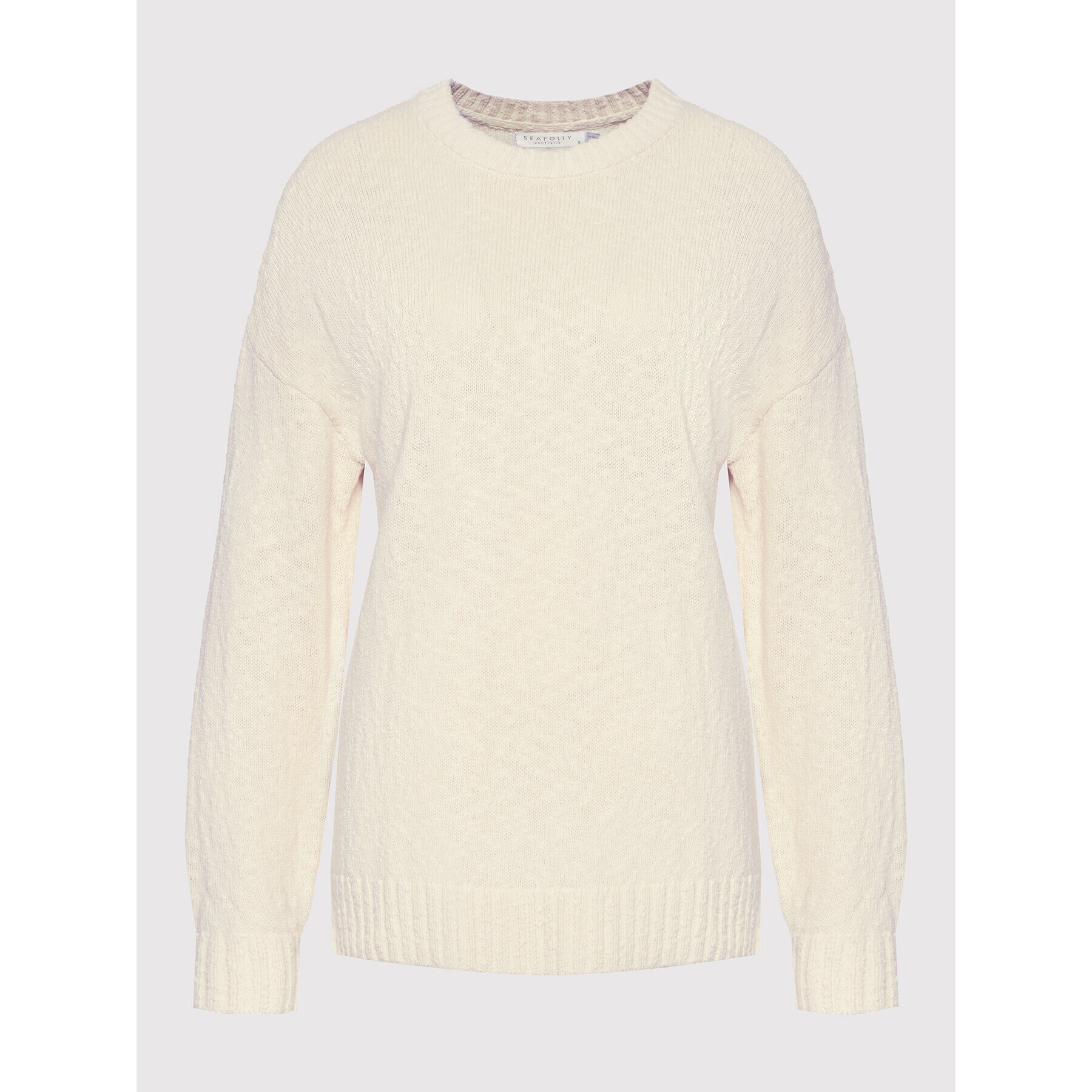 Seafolly Пуловер Boucle 54693-KN Бежов Relaxed Fit - Pepit.bg