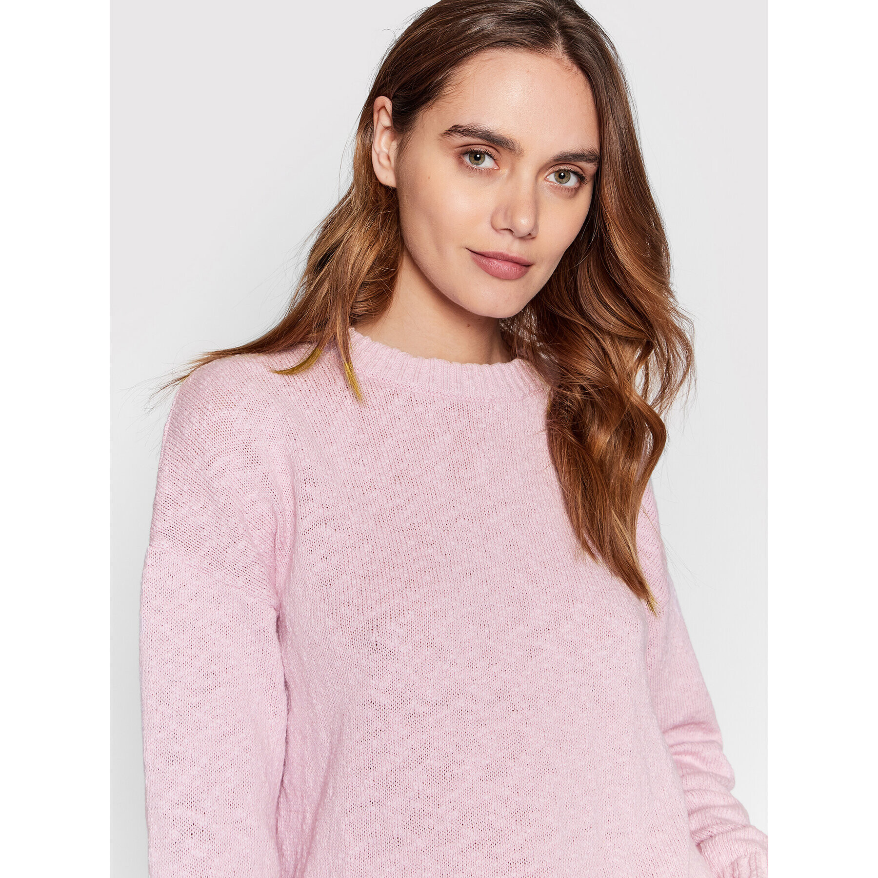 Seafolly Пуловер Boucle 54693-KN Виолетов Relaxed Fit - Pepit.bg