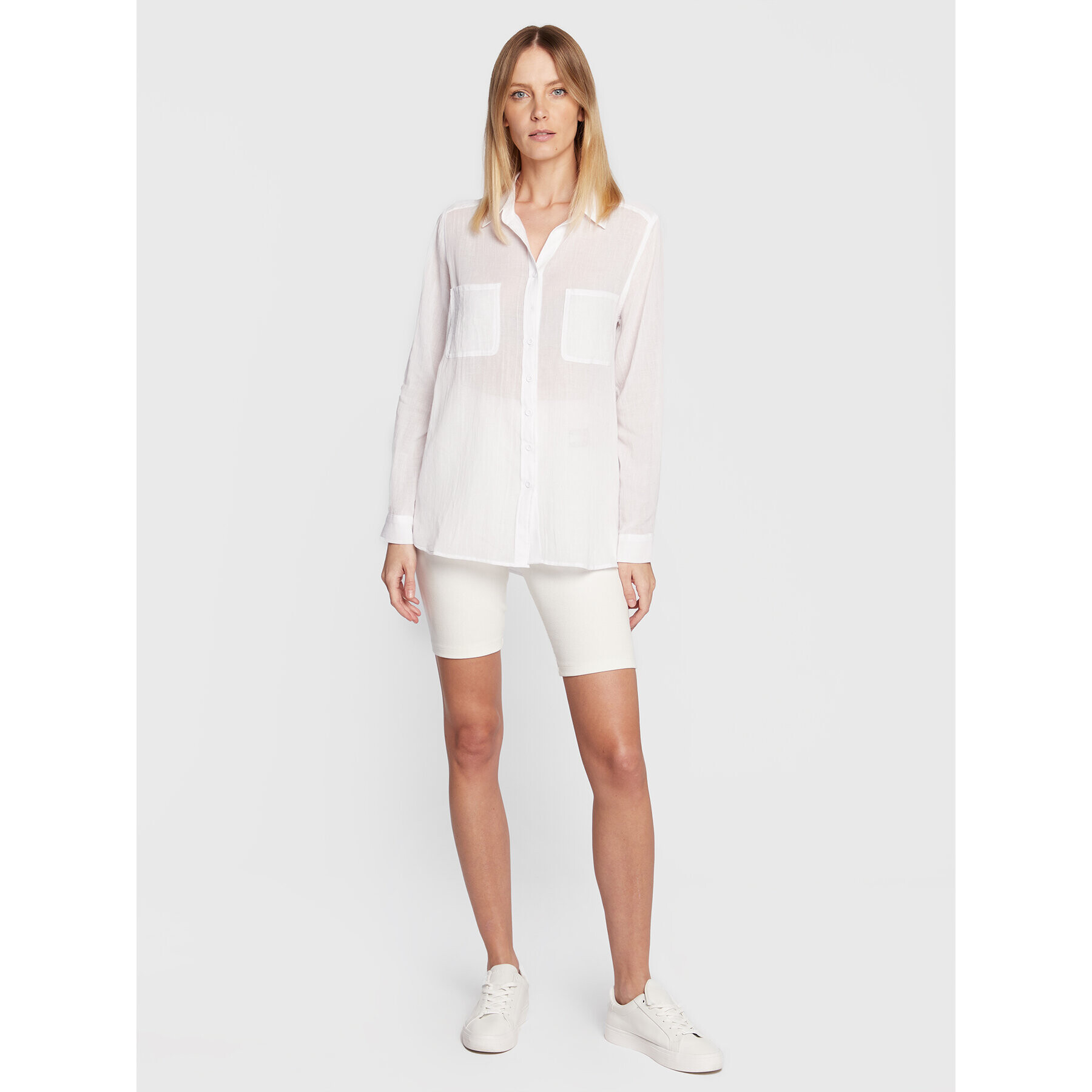 Seafolly Риза Beachedit 54795-TO Бял Regular Fit - Pepit.bg