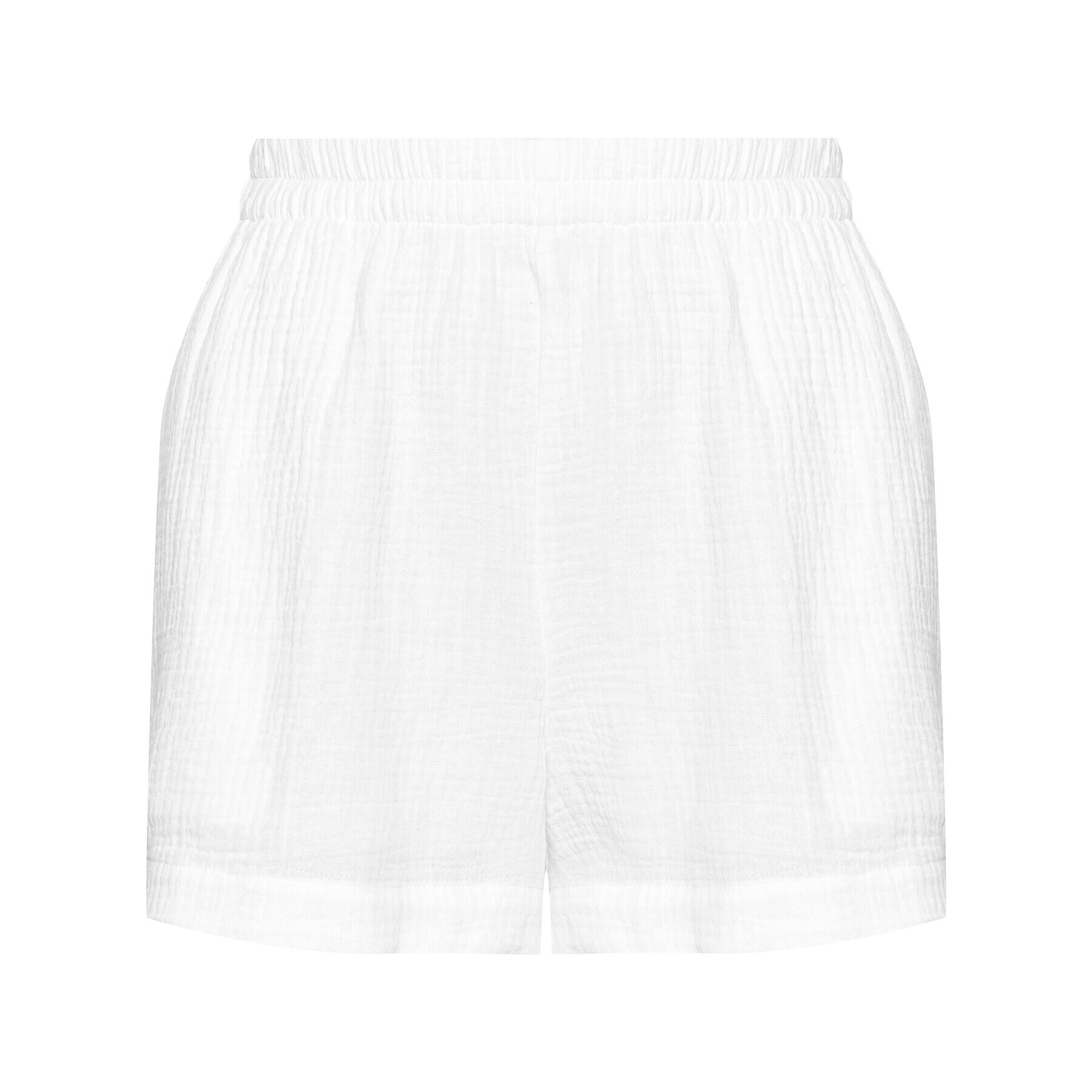 Seafolly Шорти от плат Double Cloth 54258-SH Бял Regular Fit - Pepit.bg