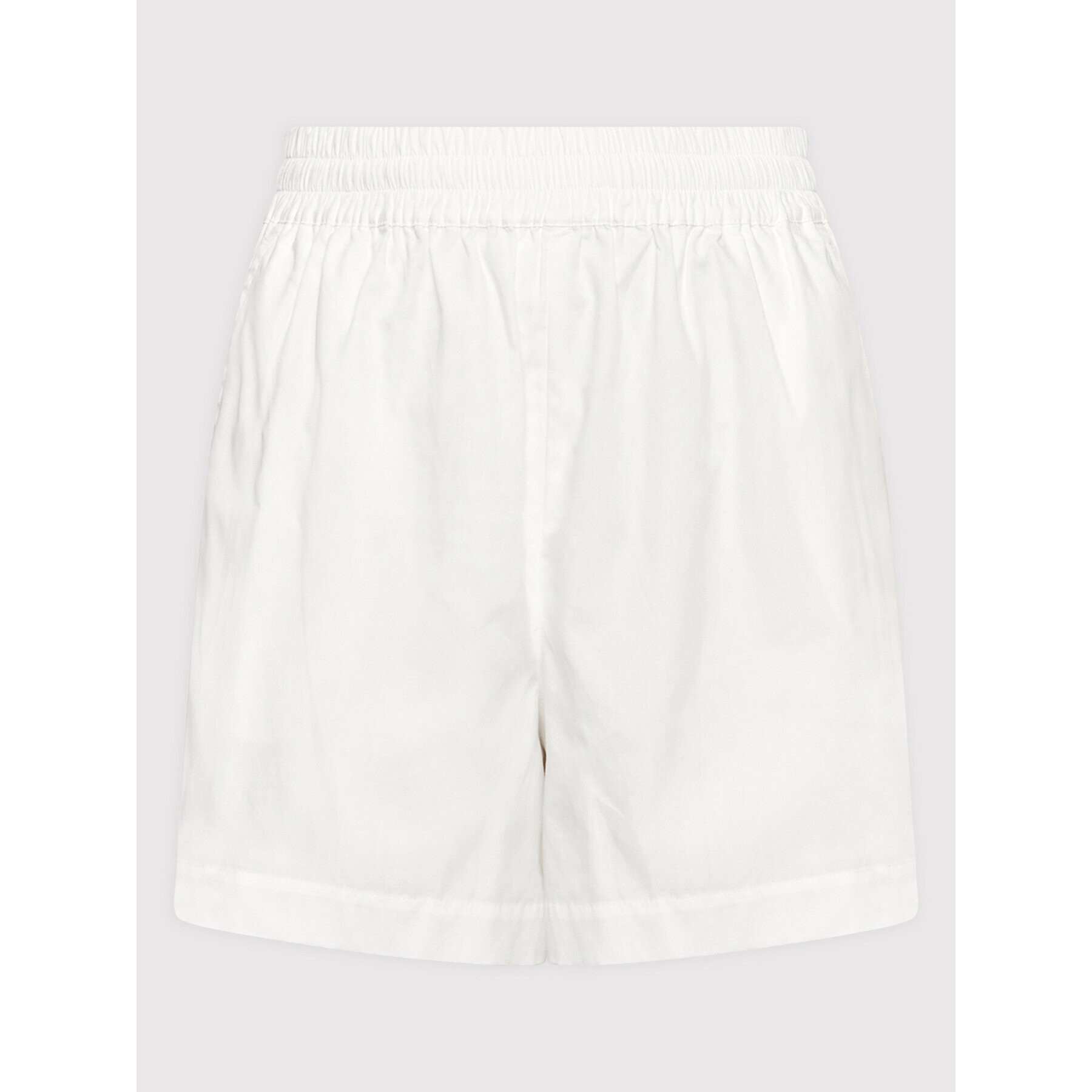 Seafolly Шорти от плат Poplin 54652-SH Бял Relaxed Fit - Pepit.bg