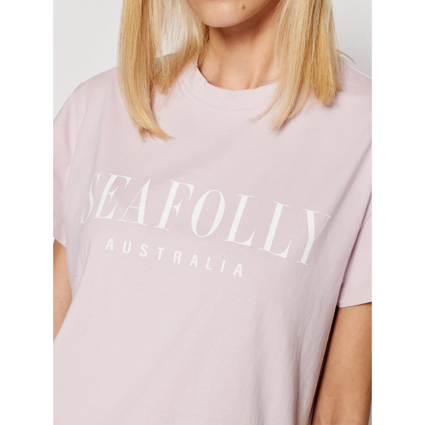Seafolly Тишърт Leisure 54570 Виолетов Regular Fit - Pepit.bg
