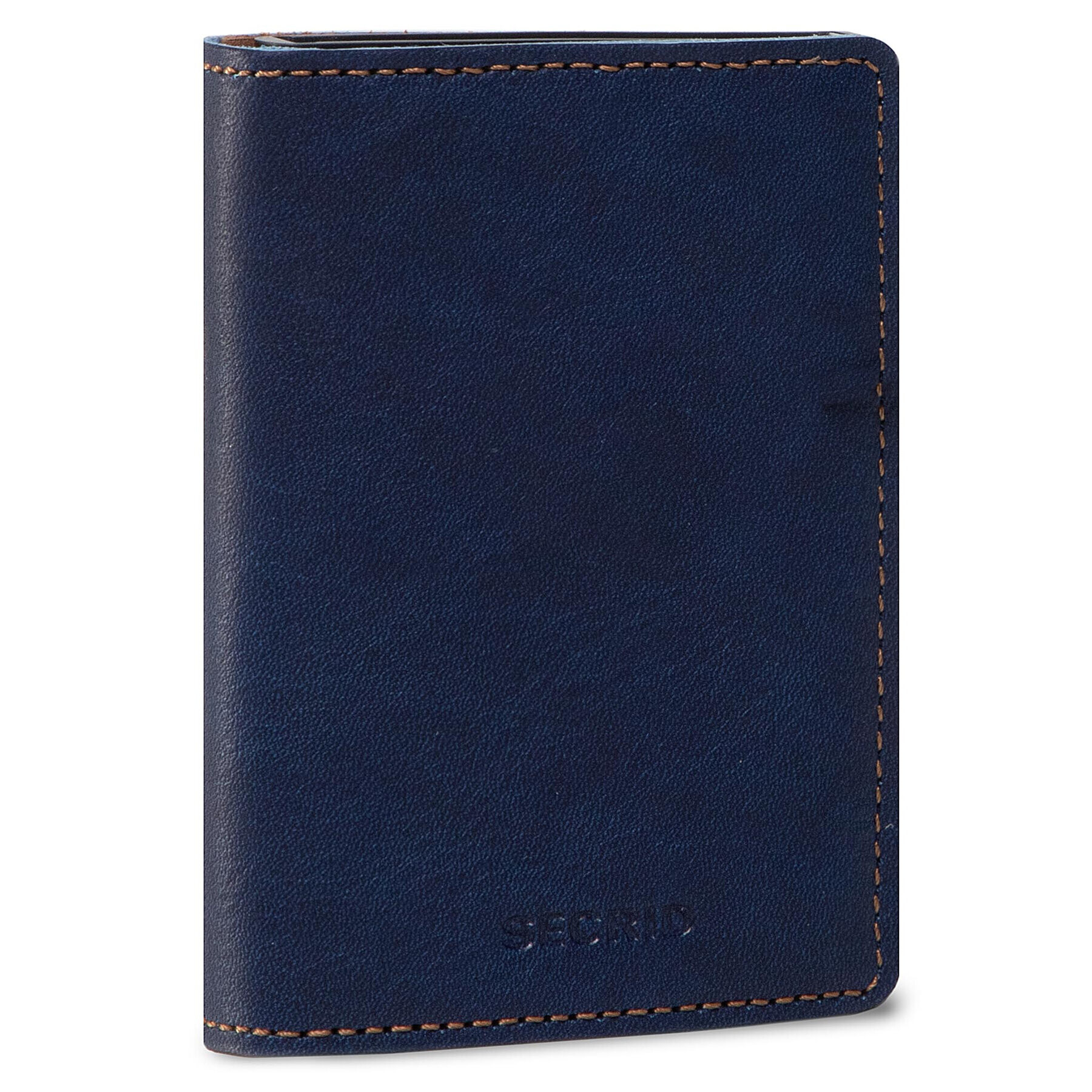 Secrid Малък мъжки портфейл Slimwallet Sln Тъмносин - Pepit.bg