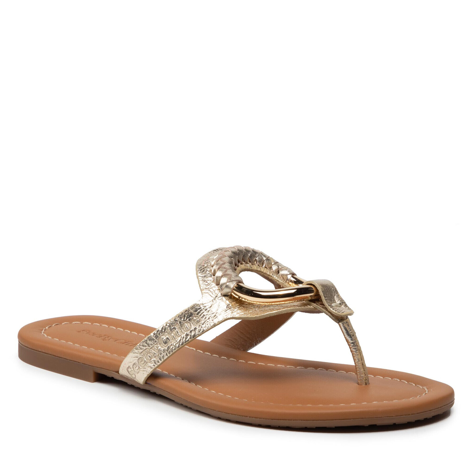 See By Chloé Джапанки SB38111A Златист - Pepit.bg