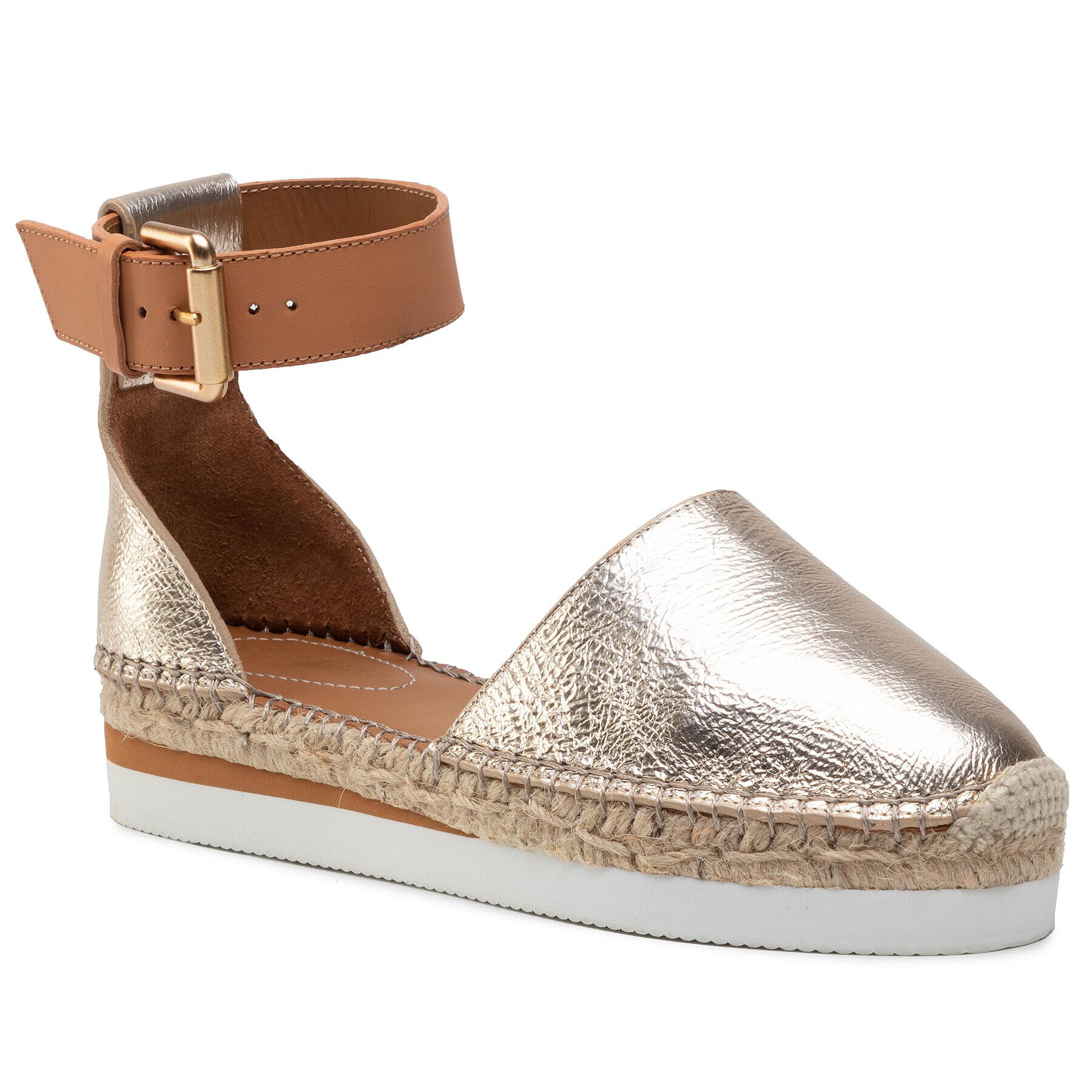 See By Chloé Еспадрили SB26150 Златист - Pepit.bg