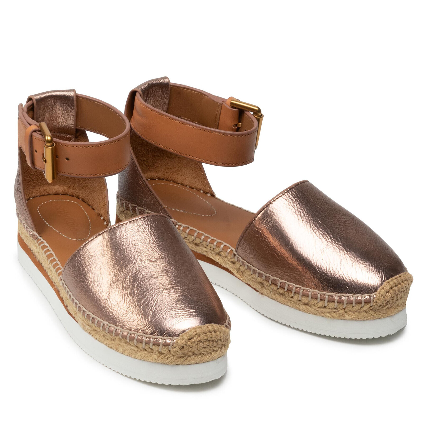See By Chloé Еспадрили SB26150 Златист - Pepit.bg