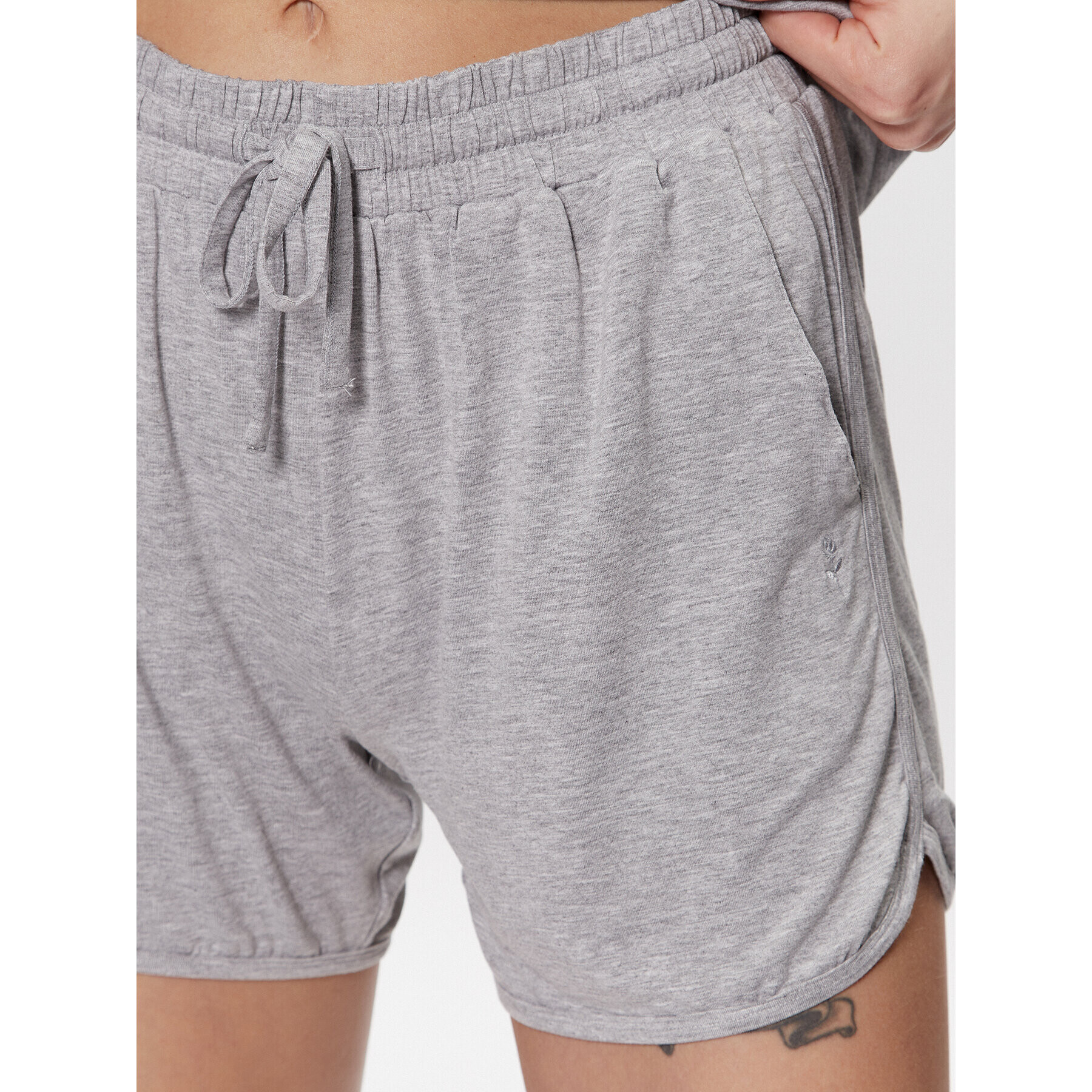 Seidensticker Пижама Pajam Short Set Сив Straight Fit - Pepit.bg