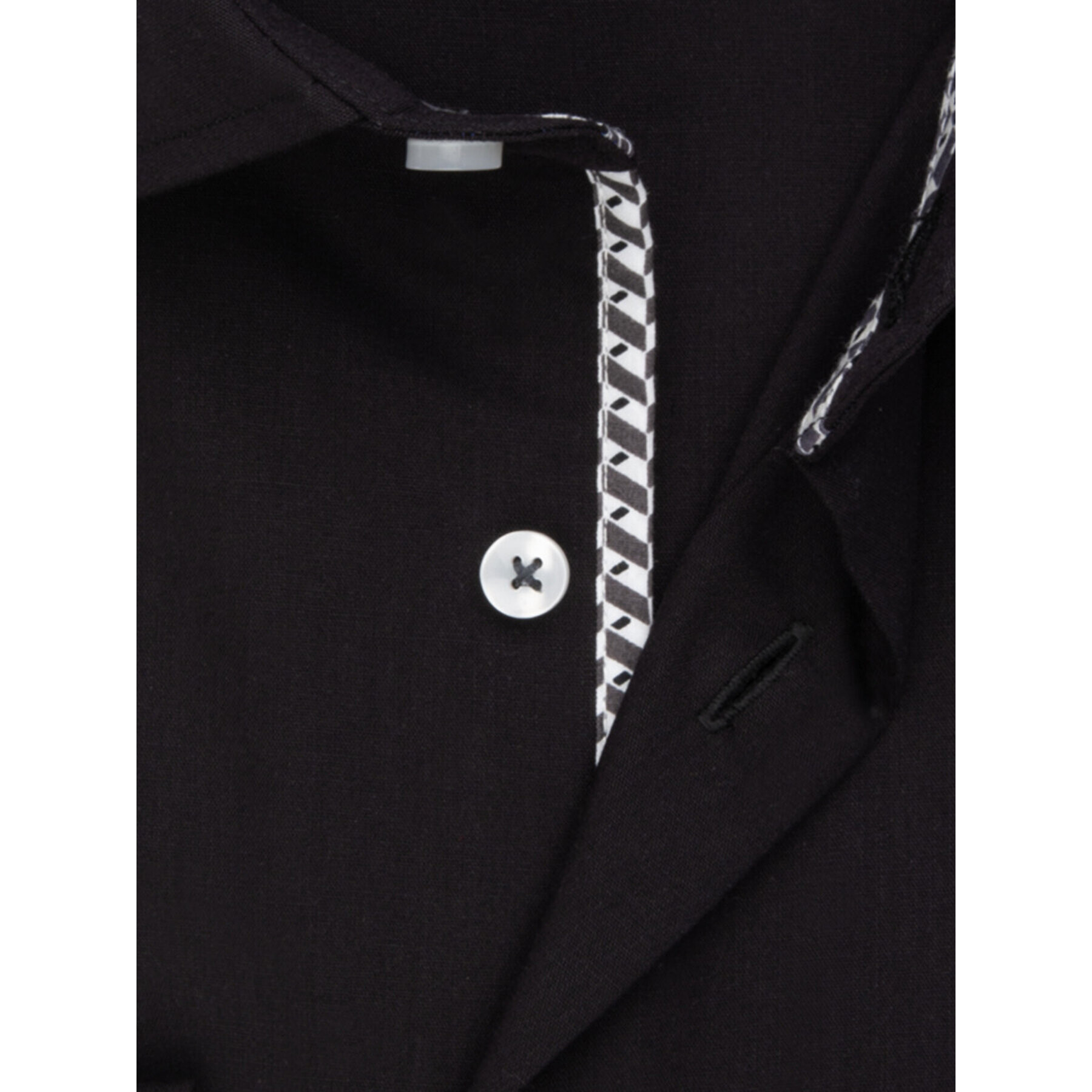 Seidensticker Риза 01.253760 Черен Regular Fit - Pepit.bg