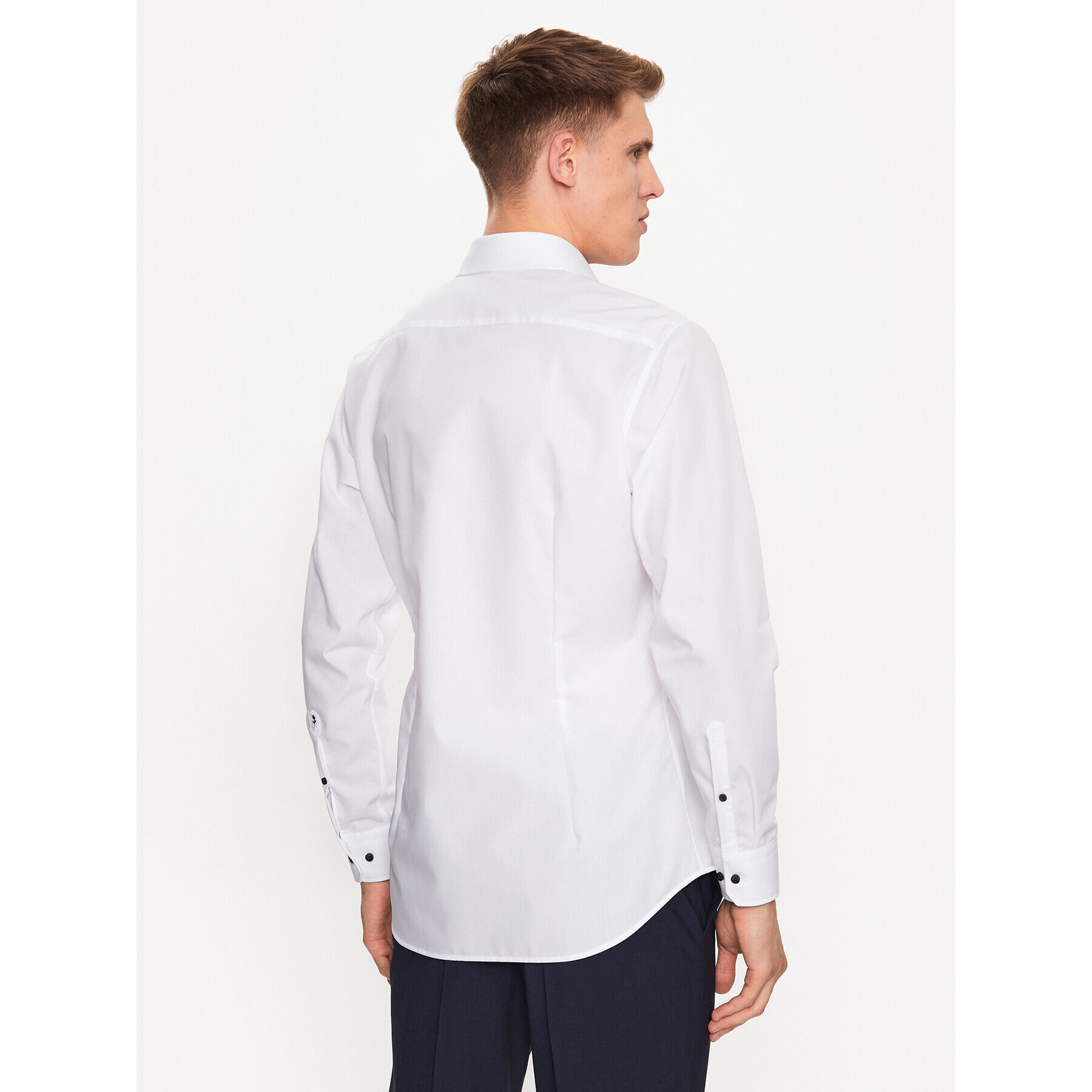Seidensticker Риза 01.293690 Бял Shaped Fit - Pepit.bg