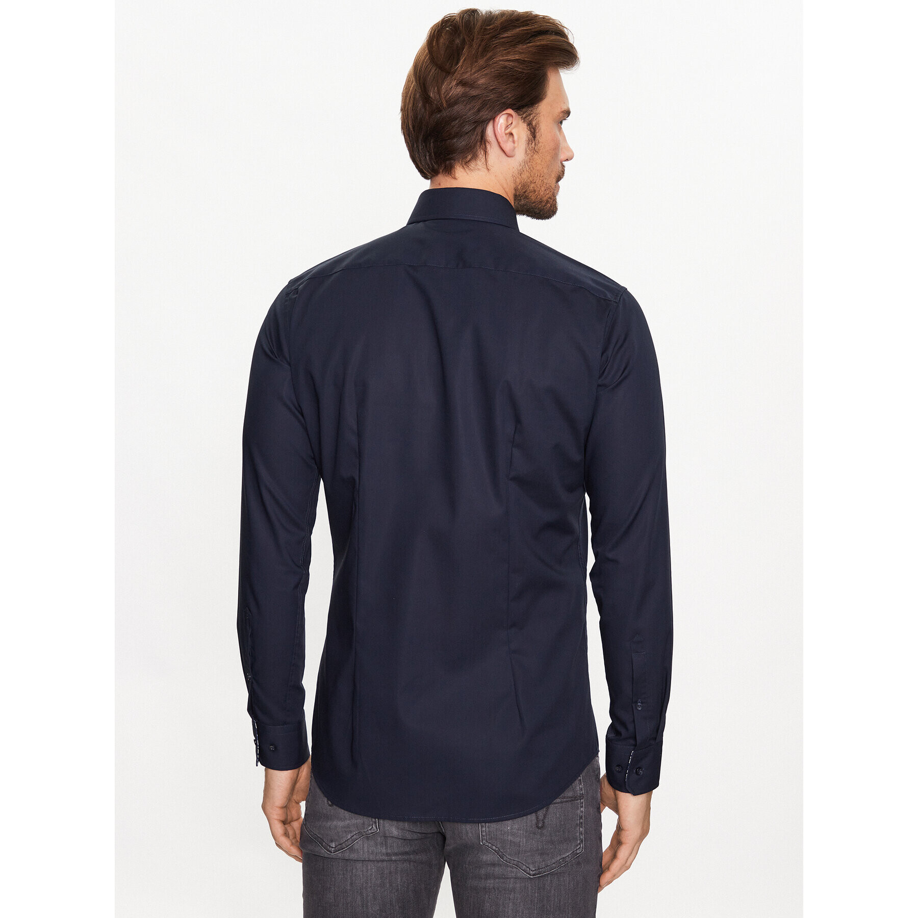 Seidensticker Риза 01.453480 Син Extra Slim Fit - Pepit.bg