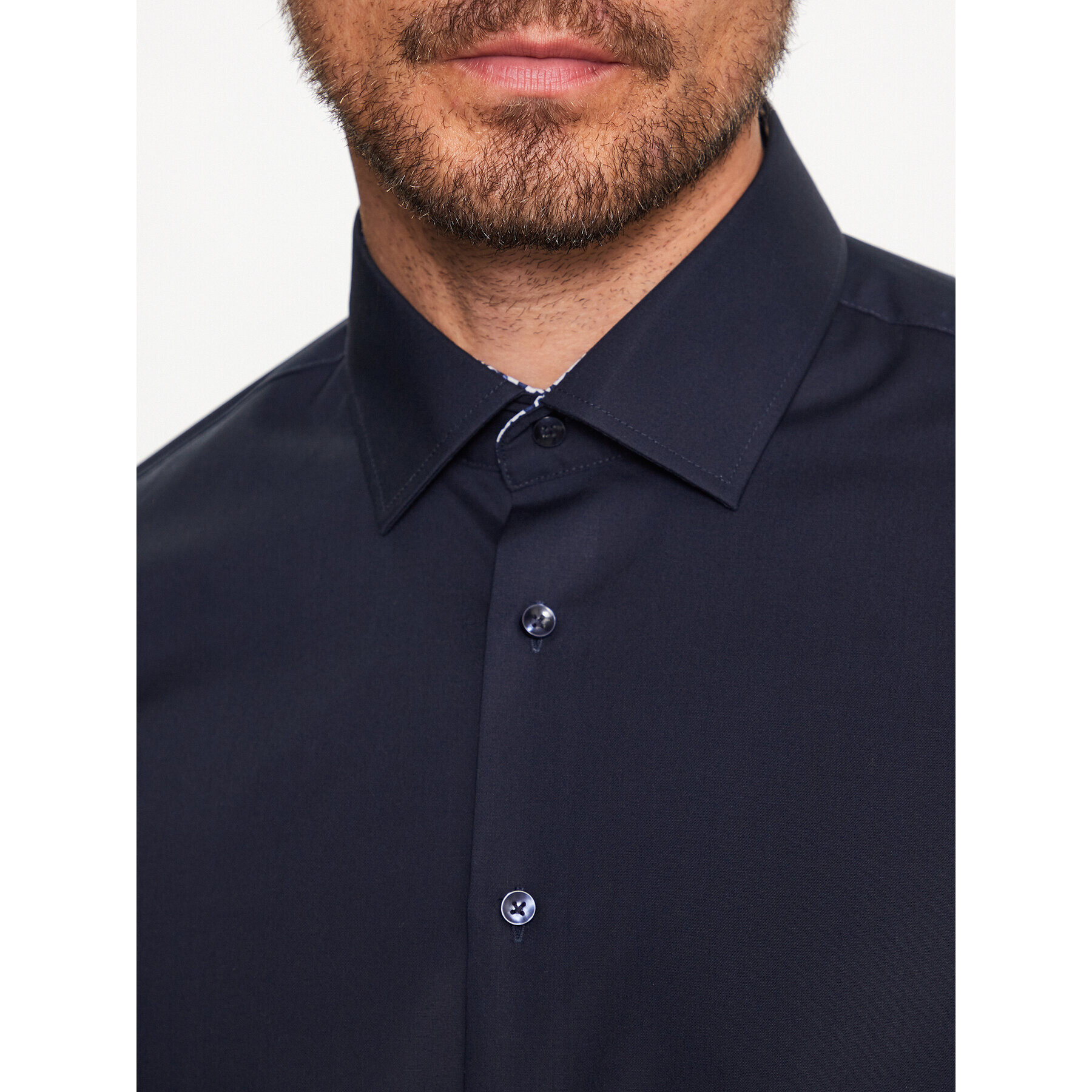Seidensticker Риза 01.453480 Син Extra Slim Fit - Pepit.bg