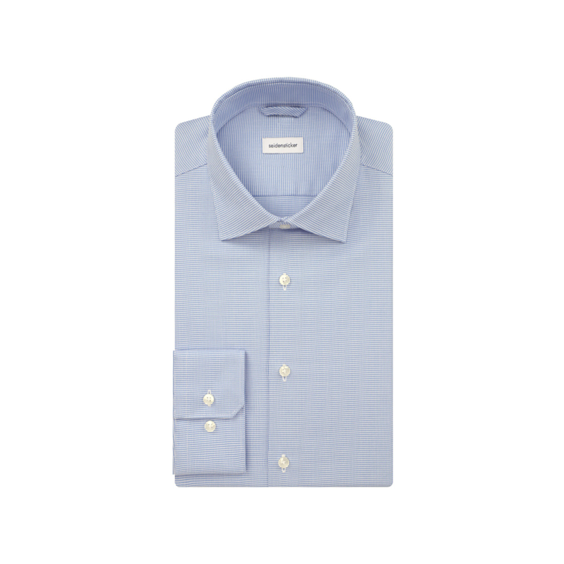 Seidensticker Риза 01.641960 Син Slim Fit - Pepit.bg