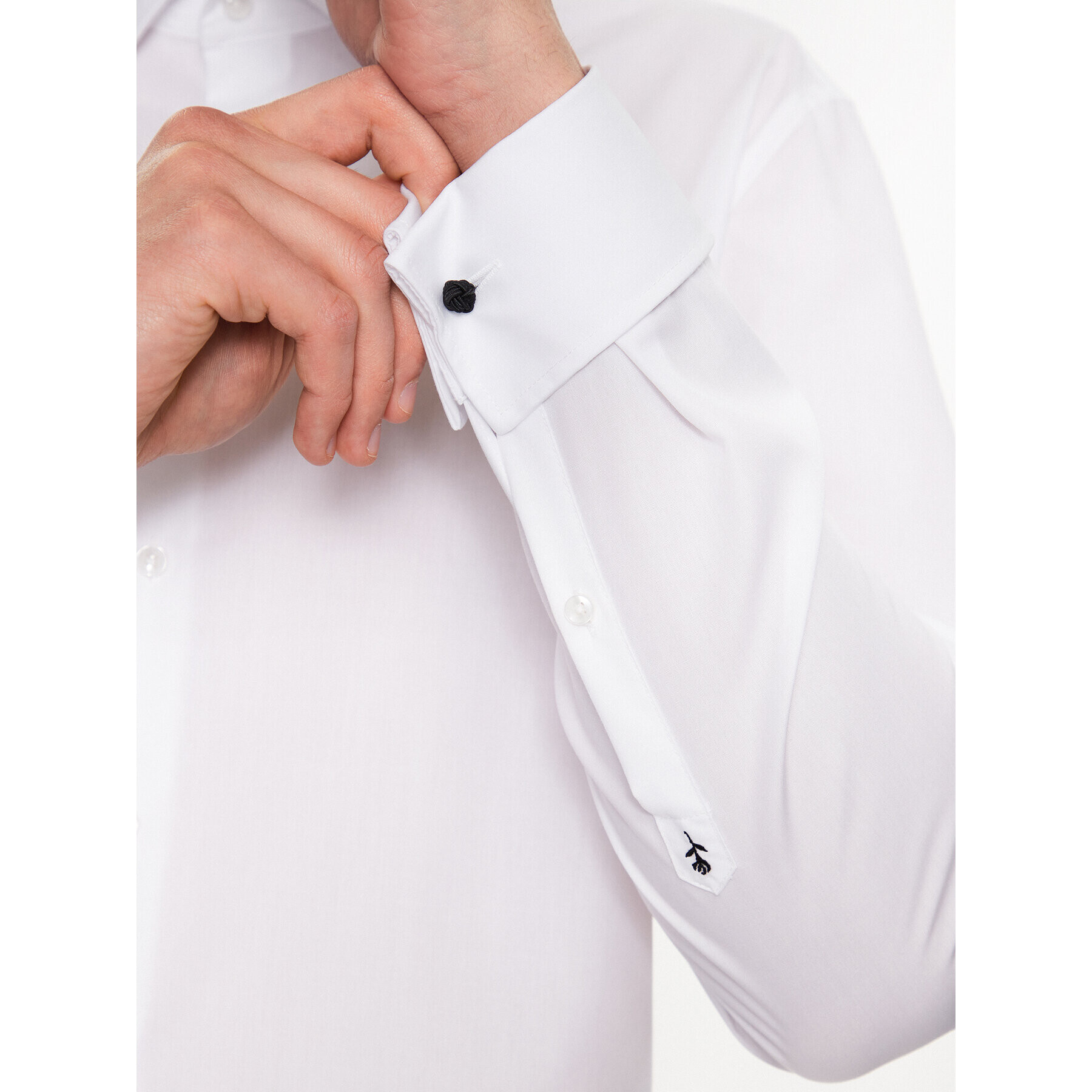 Seidensticker Риза 01.666244 Бял Slim Fit - Pepit.bg