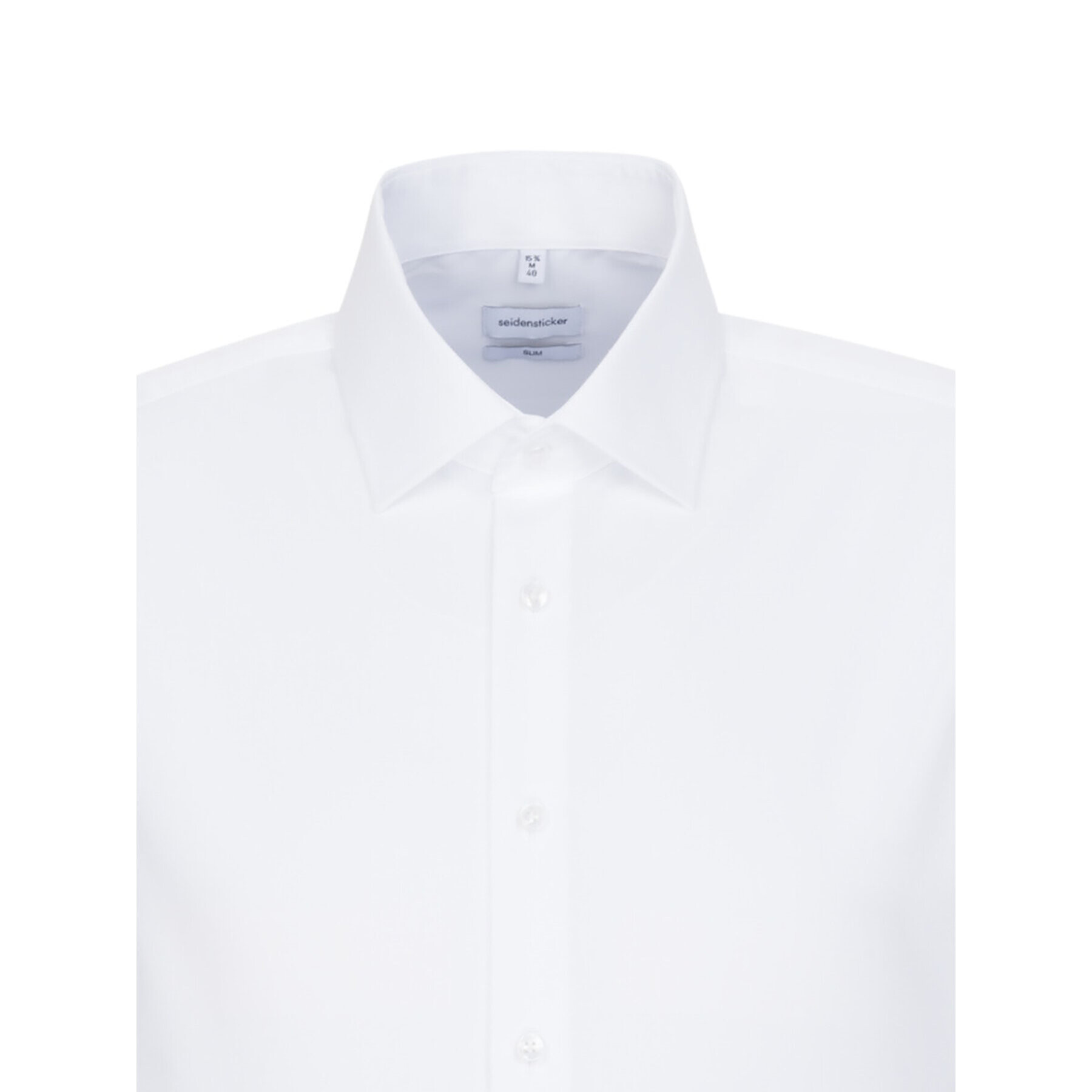Seidensticker Риза 01.666244 Бял Slim Fit - Pepit.bg