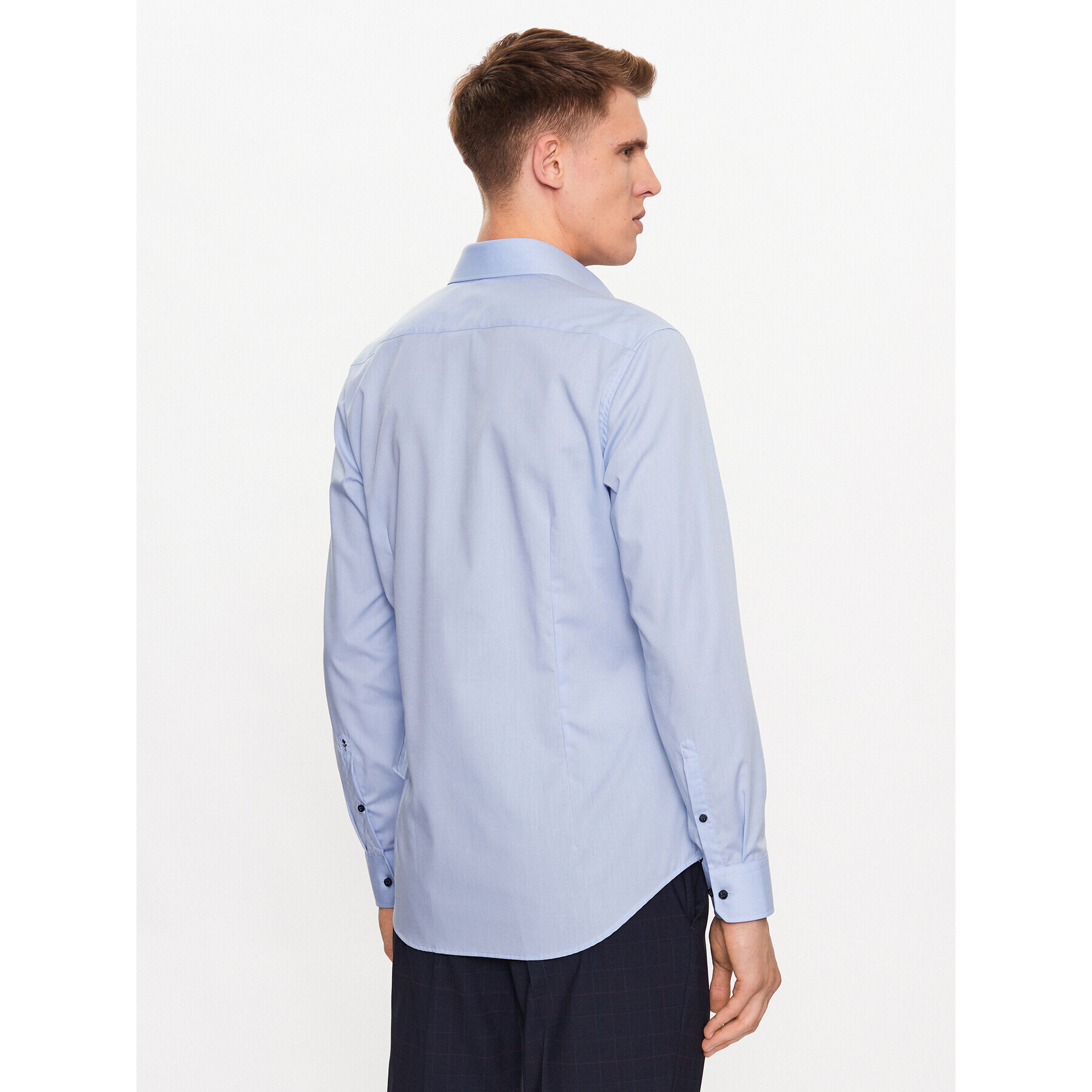 Seidensticker Риза 01.693690 Син Slim Fit - Pepit.bg