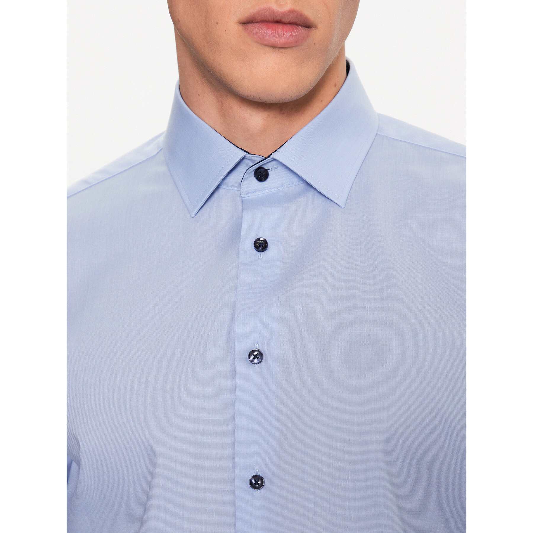 Seidensticker Риза 01.693690 Син Slim Fit - Pepit.bg