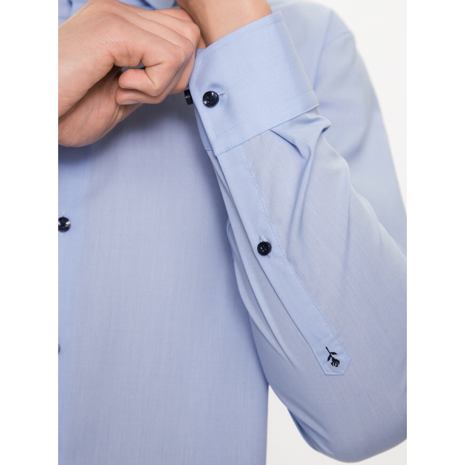 Seidensticker Риза 01.693690 Син Slim Fit - Pepit.bg