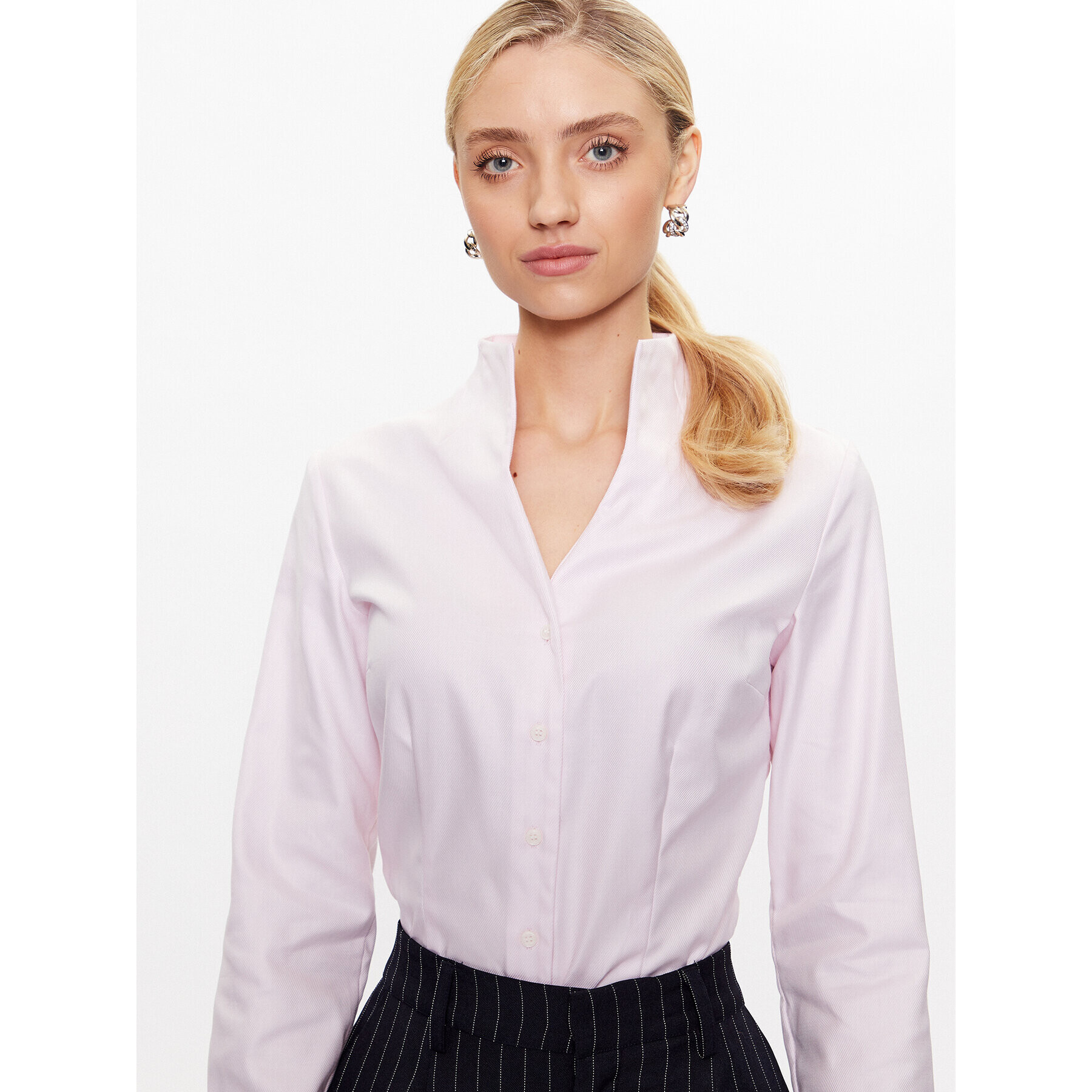 Seidensticker Риза 60.080644 Розов Slim Fit - Pepit.bg