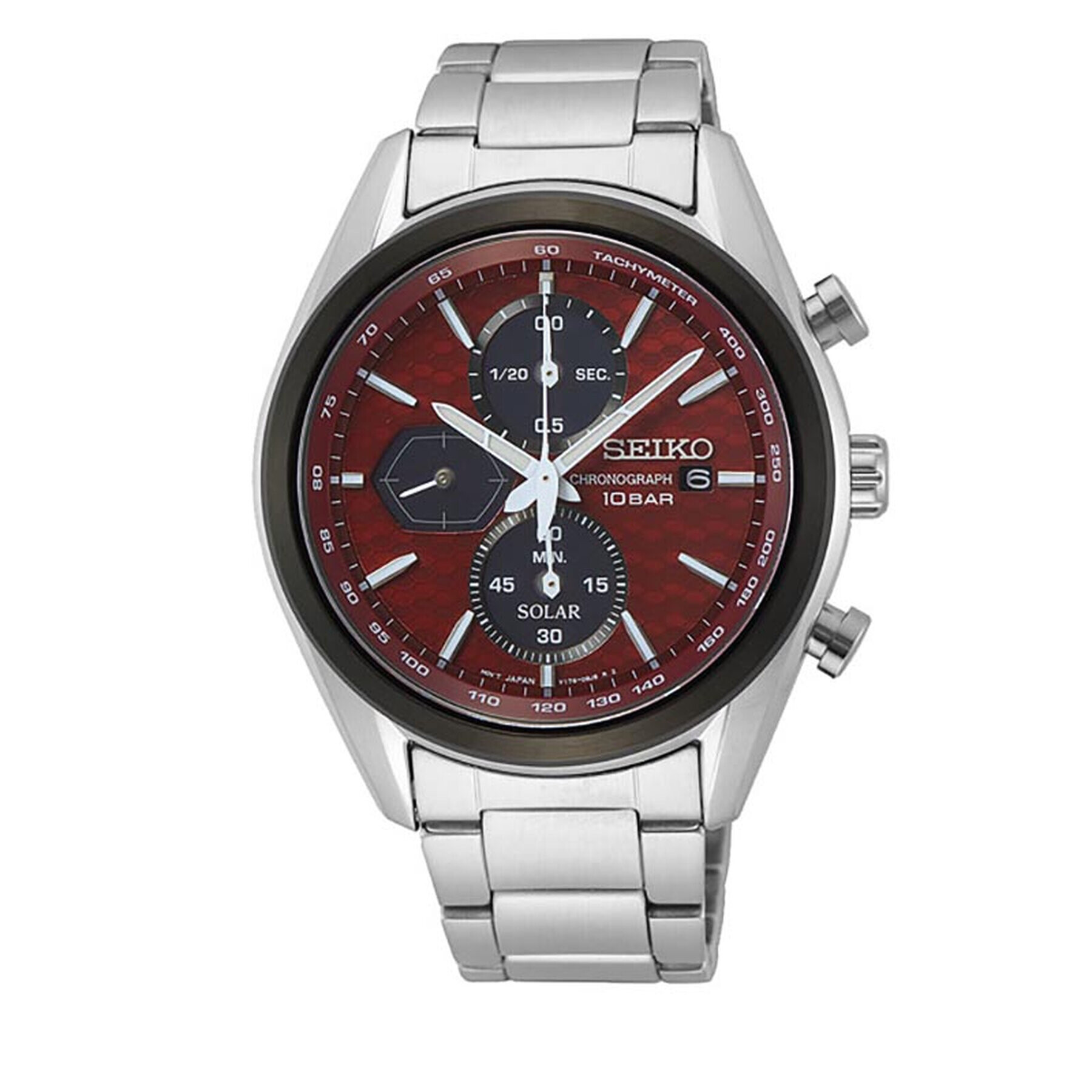 Seiko Часовник Chronograph Solar SSC771P1 Сребрист - Pepit.bg