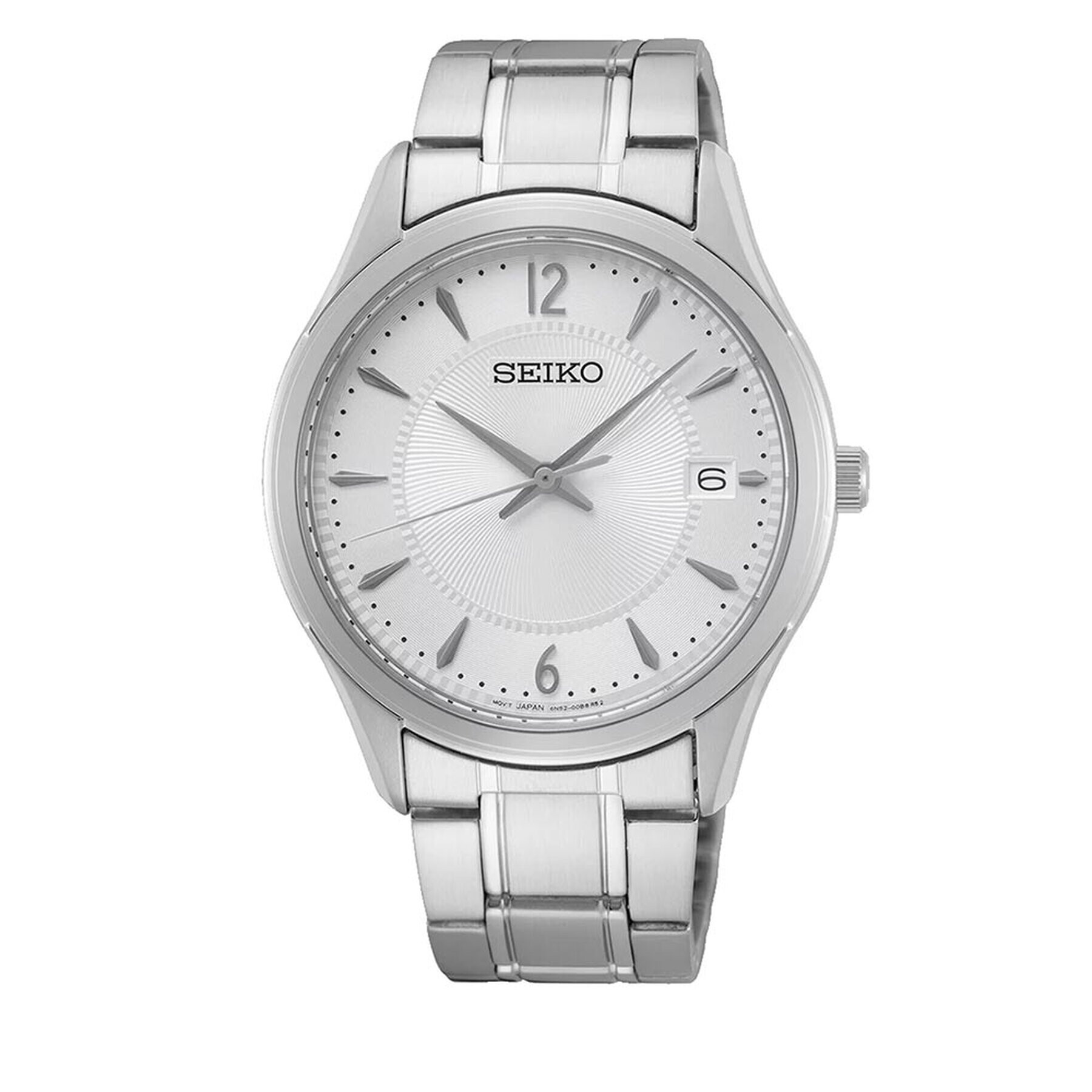 Seiko Часовник Classic Quartz SUR417P1 Сребрист - Pepit.bg