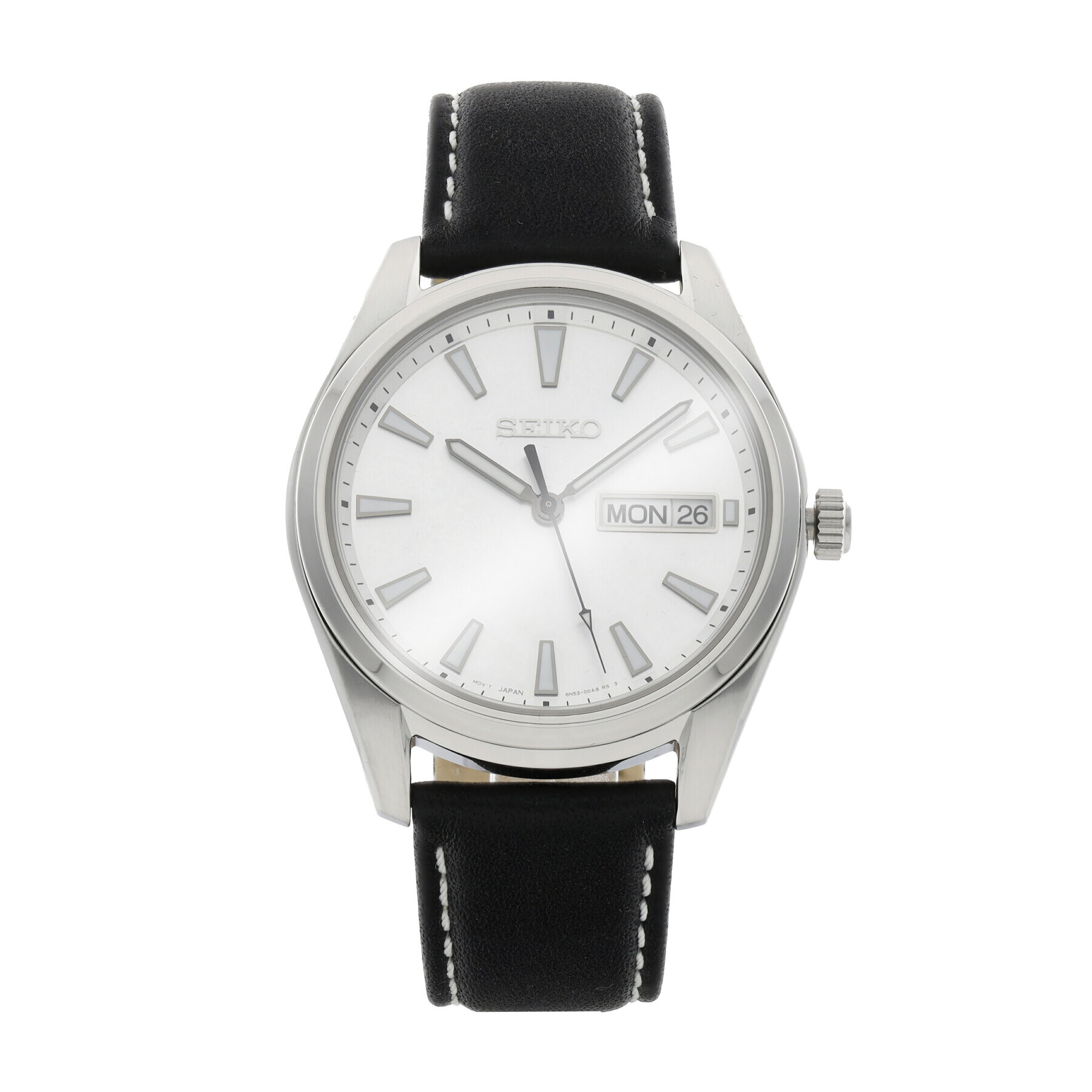 Seiko Часовник Classic Quartz SUR447P1 Черен - Pepit.bg