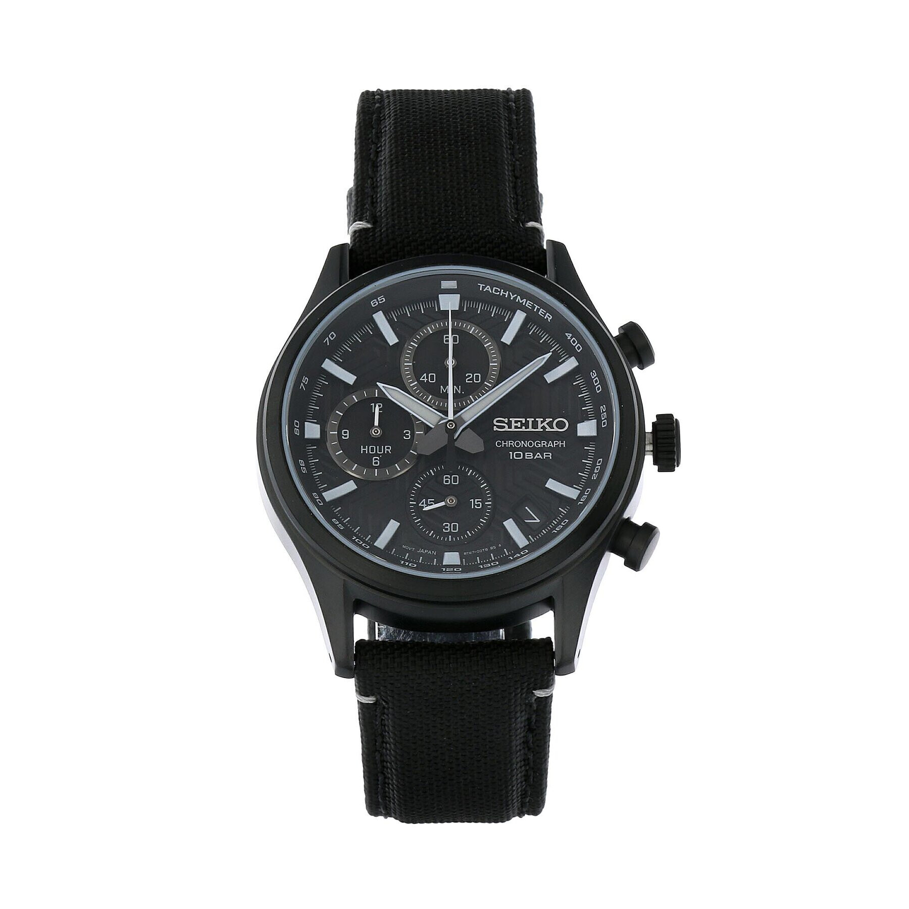 Seiko Часовник Dress Chronograph SSB421P1 Черен - Pepit.bg
