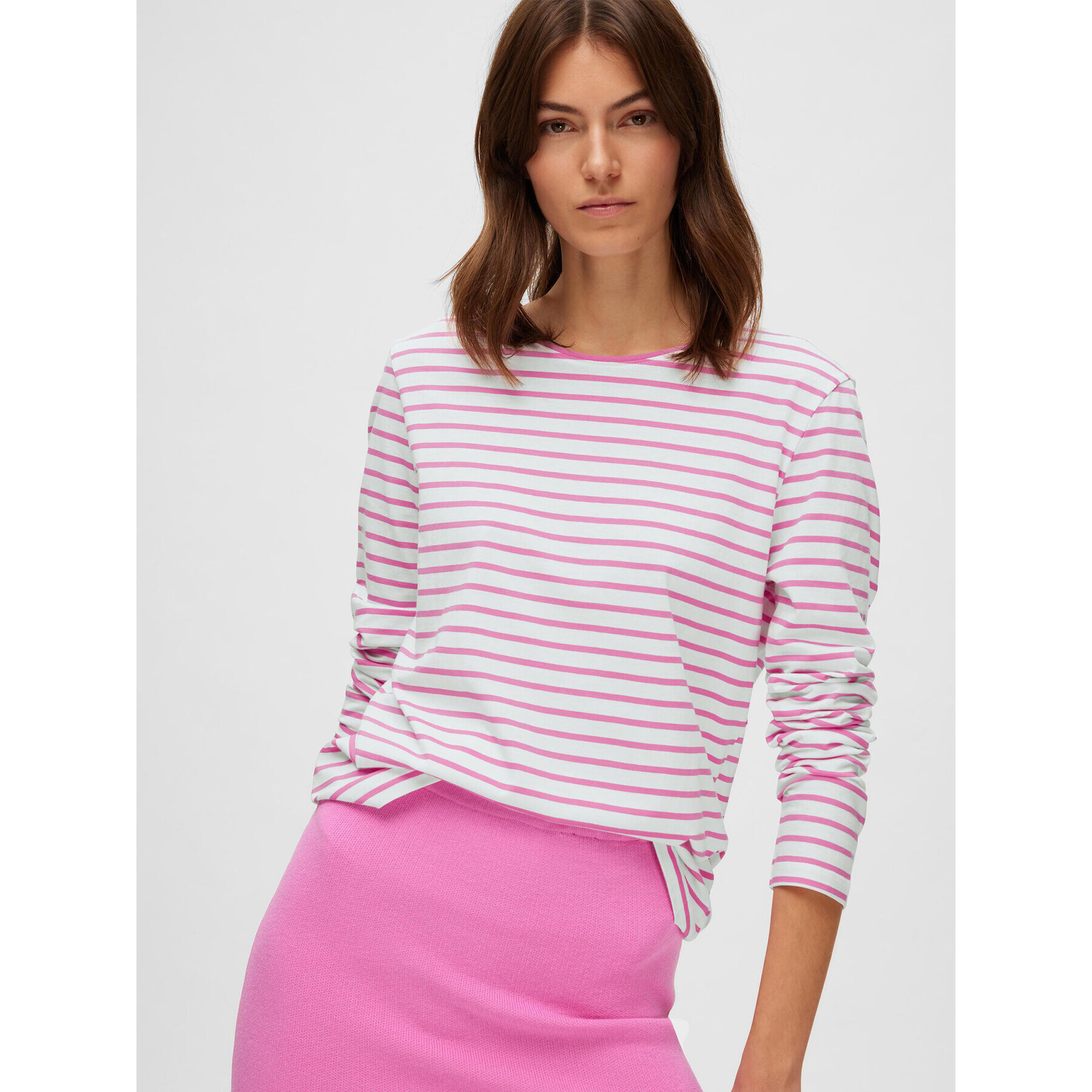 Selected Femme Блуза Essential 16087915 Розов Regular Fit - Pepit.bg