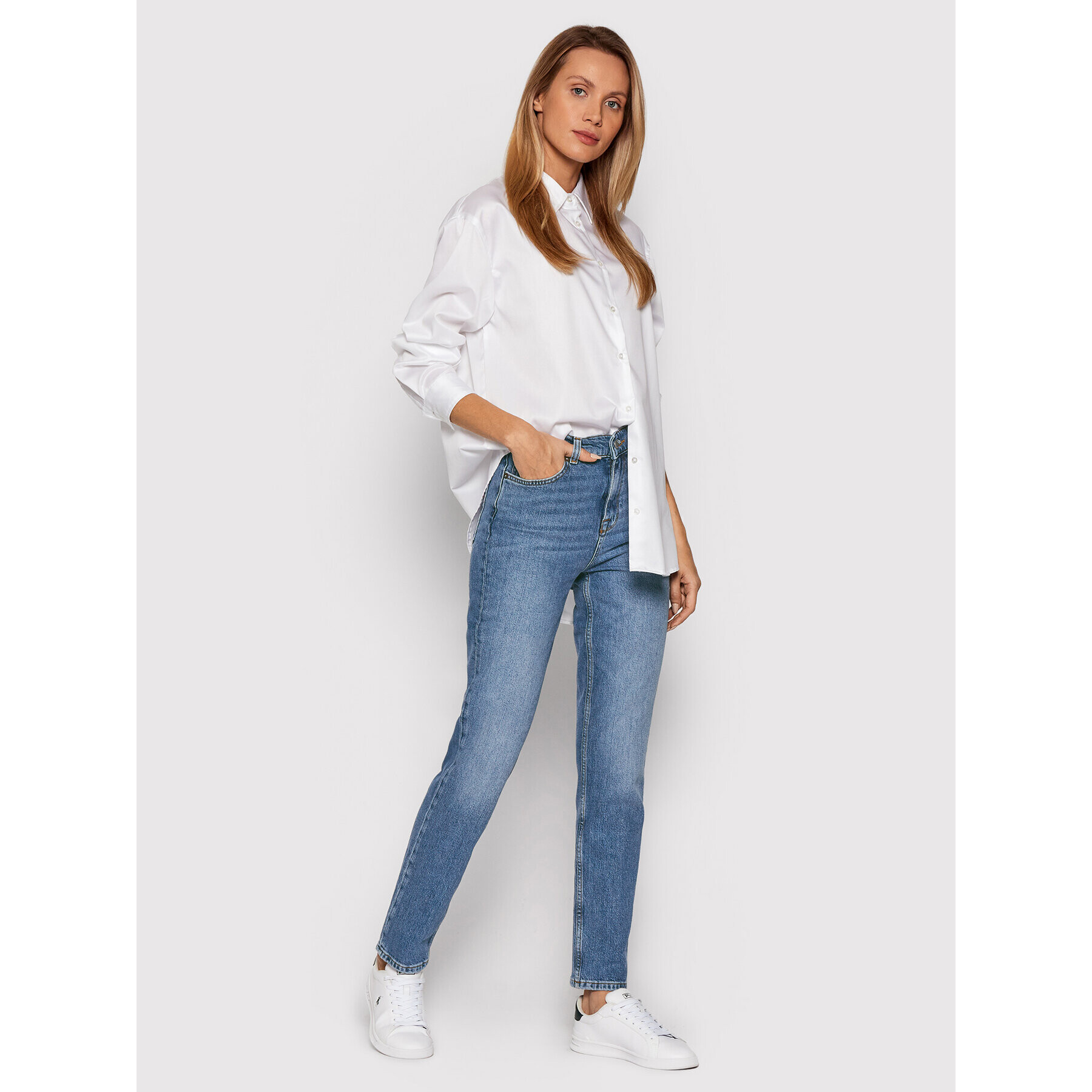Selected Femme Дънки Amy 16081222 Син Slim Fit - Pepit.bg