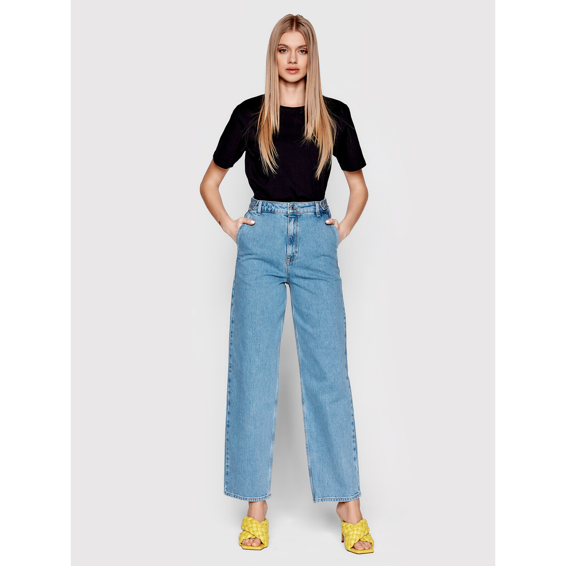 Selected Femme Дънки Coco 16083284 Син Regular Fit - Pepit.bg