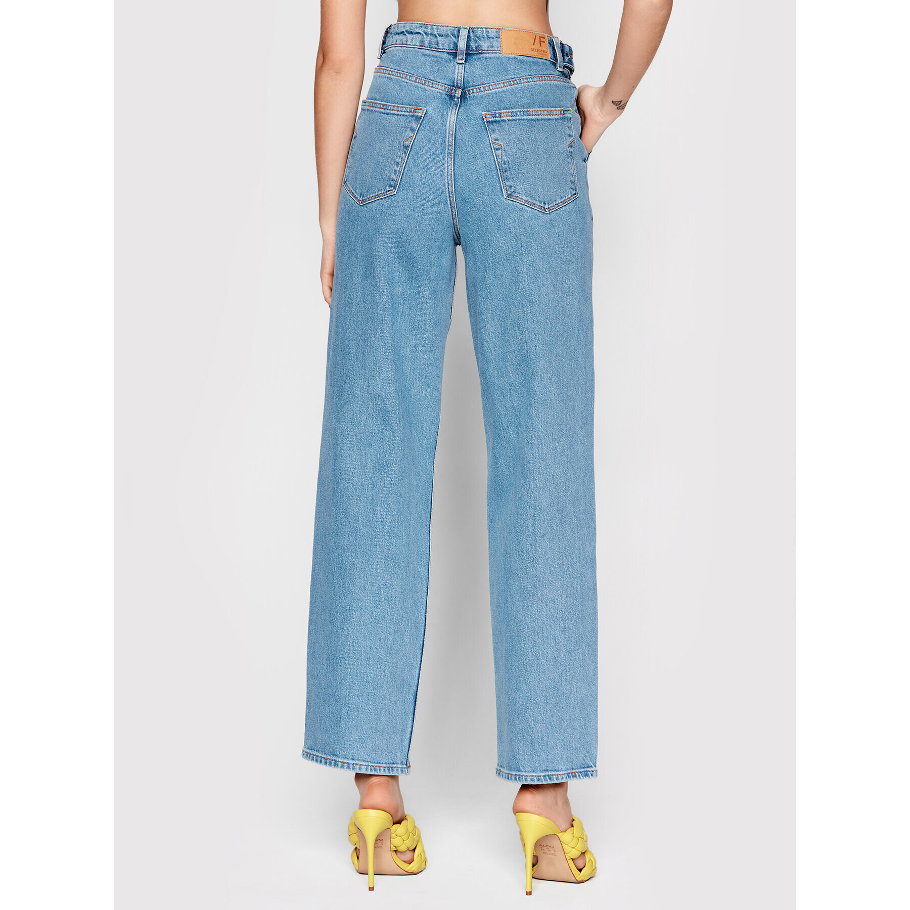 Selected Femme Дънки Coco 16083284 Син Regular Fit - Pepit.bg