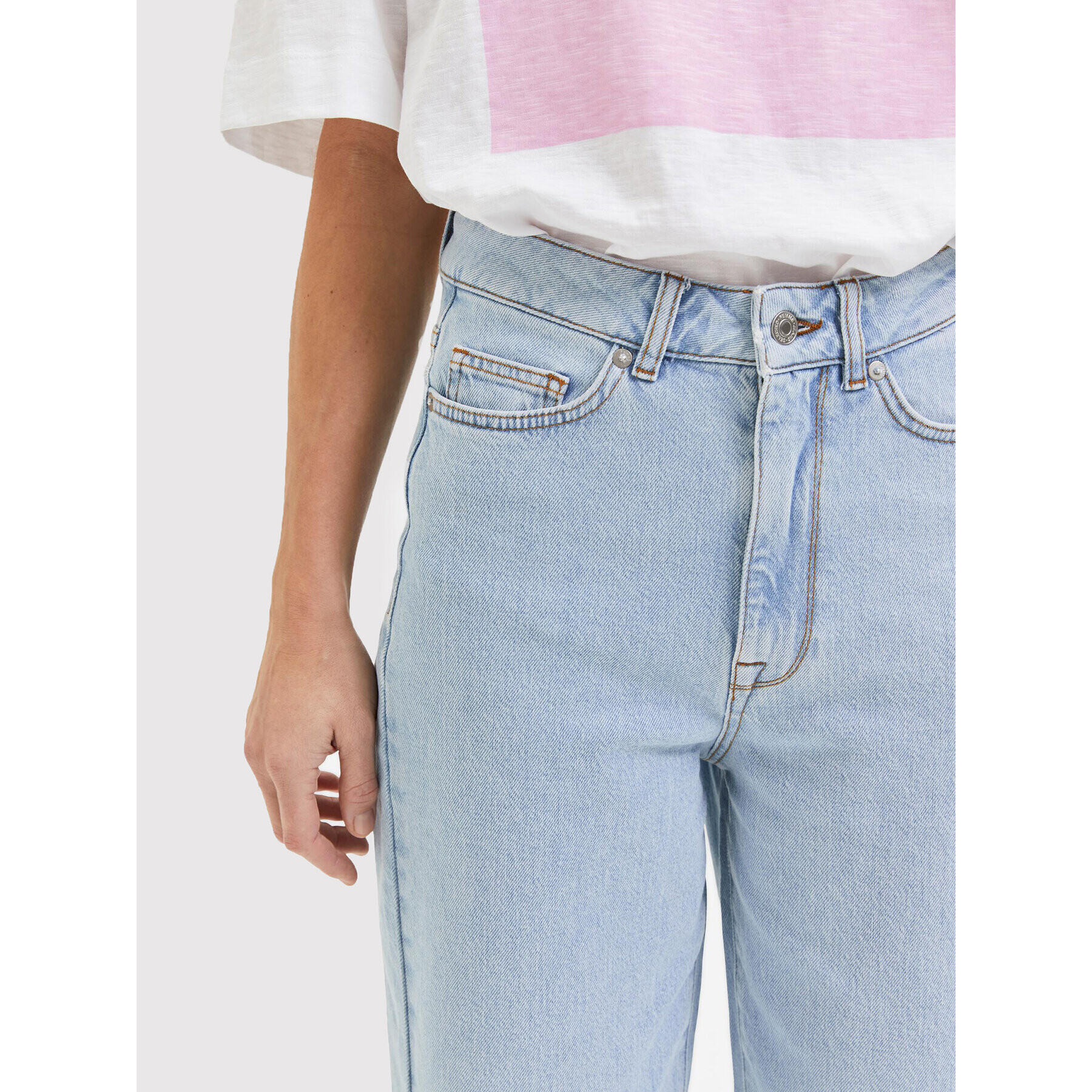 Selected Femme Дънки Kati 16083301 Син Barrel Fit - Pepit.bg
