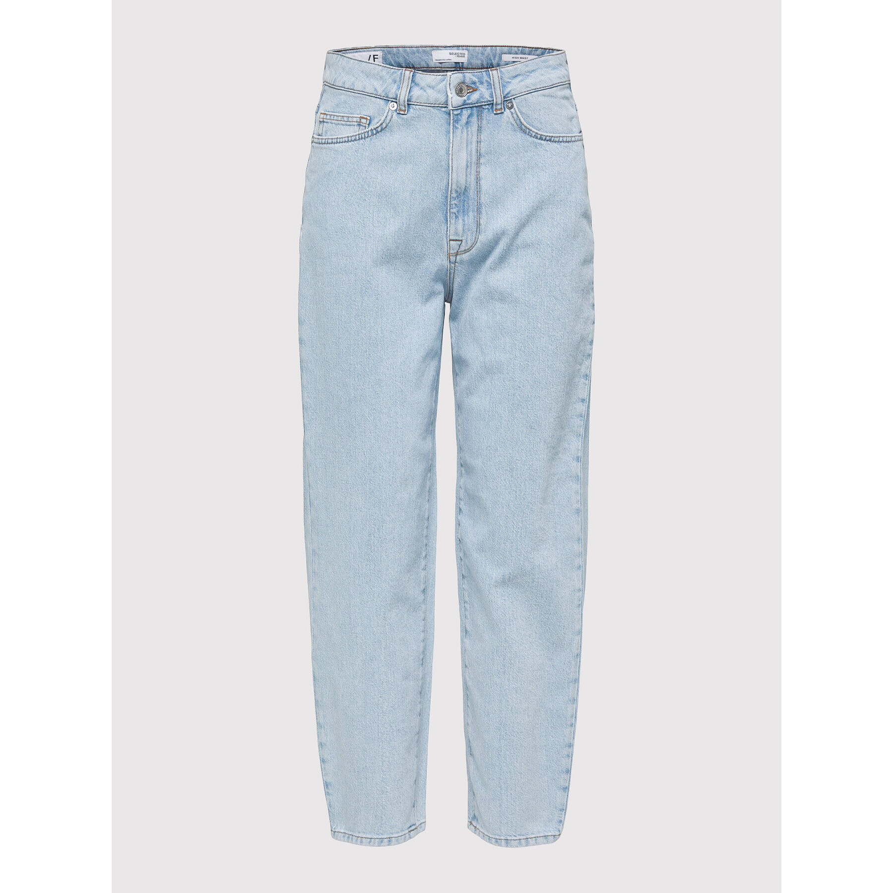 Selected Femme Дънки Kati 16083301 Син Barrel Fit - Pepit.bg